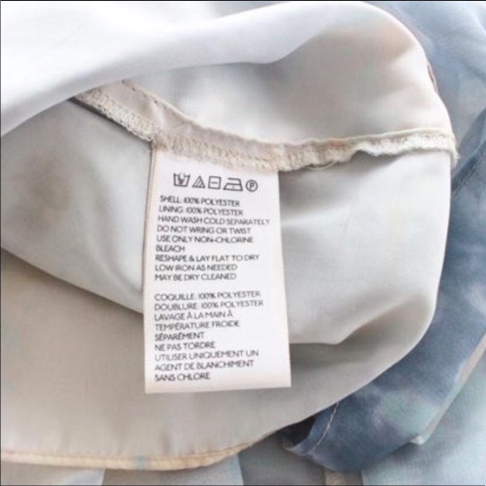 Free People UO KIMCHI BLUE Tidal Tie Dye White Ruffle Maxi Mini Skirt Size 28" / US 6 / IT 42 - 6 Thumbnail