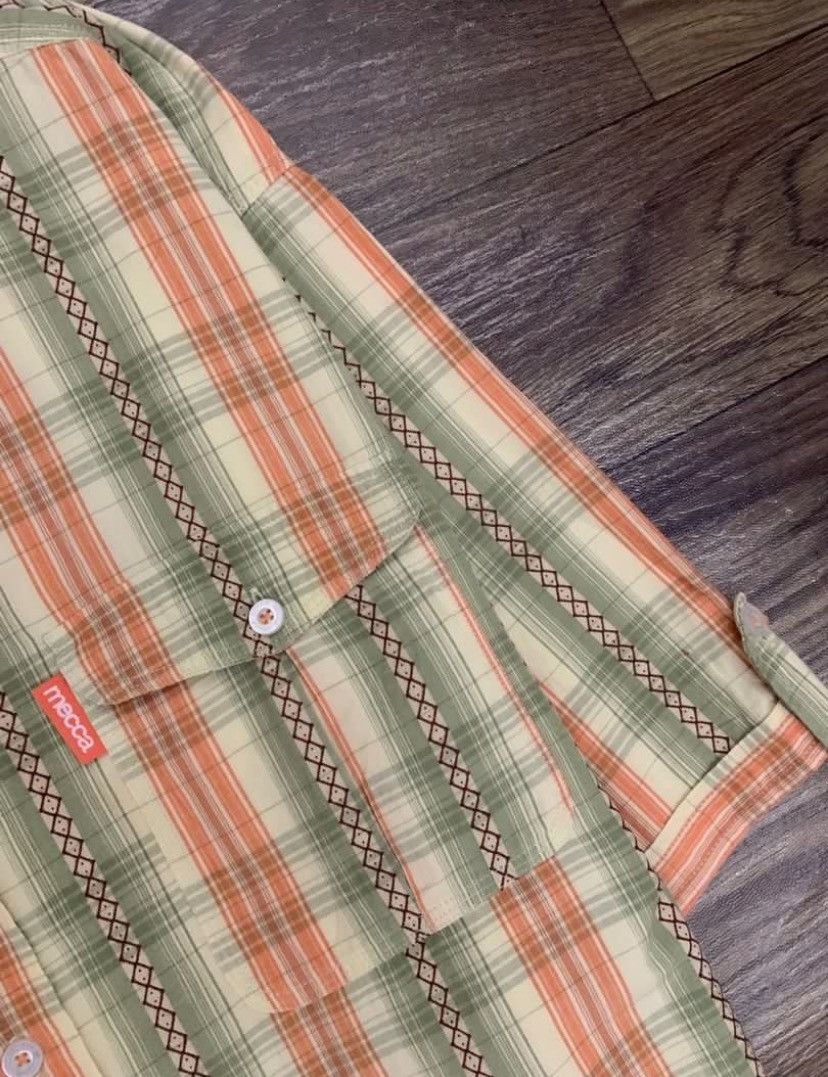 Mecca Mens Shirt MECCA Cotton Gingham Short Sleeve Size US XL / EU 56 / 4 - 6 Thumbnail