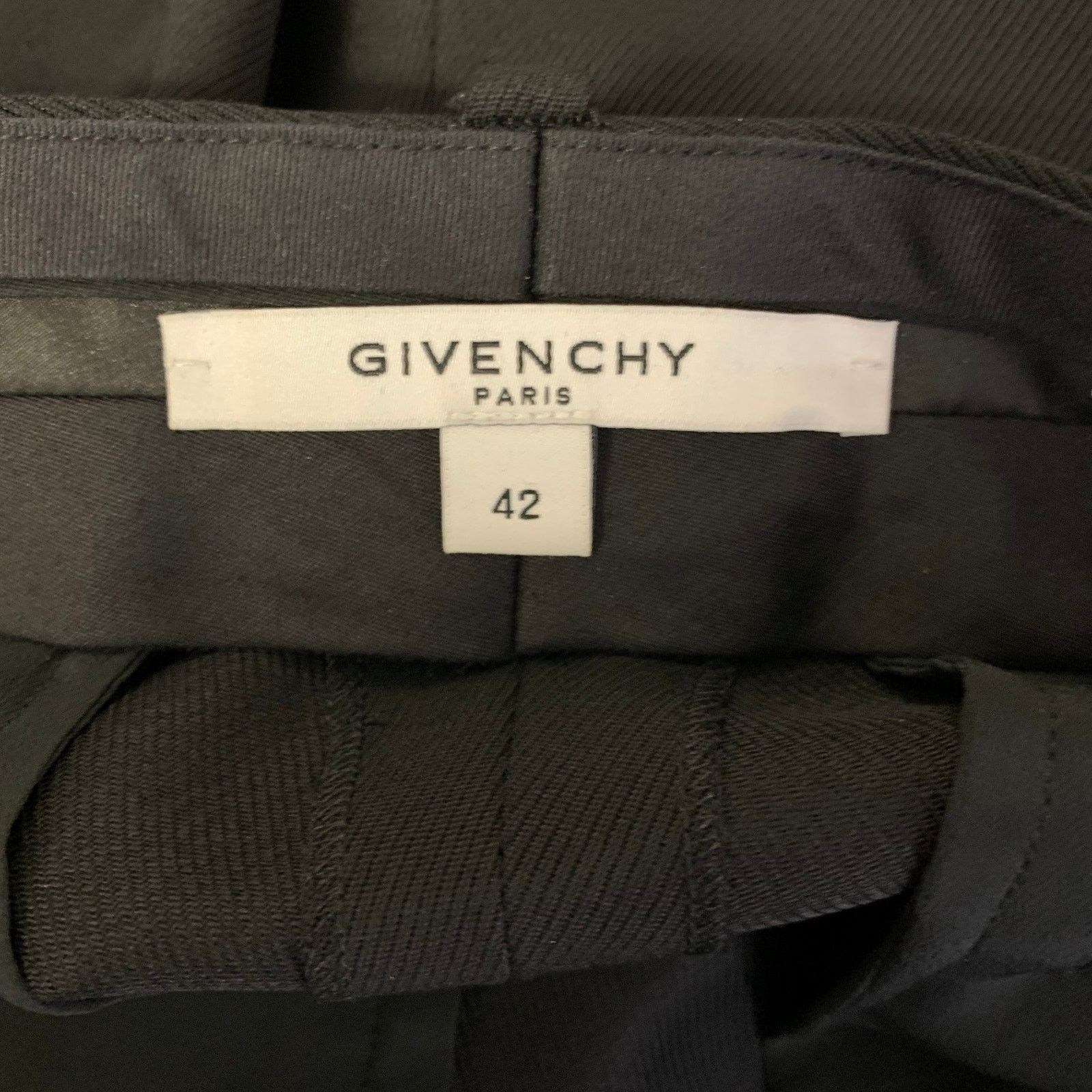 Givenchy GIVENCHY Size 34 Black Red Wool Dress Pants Size US 42 / EU 58 - 5 Thumbnail