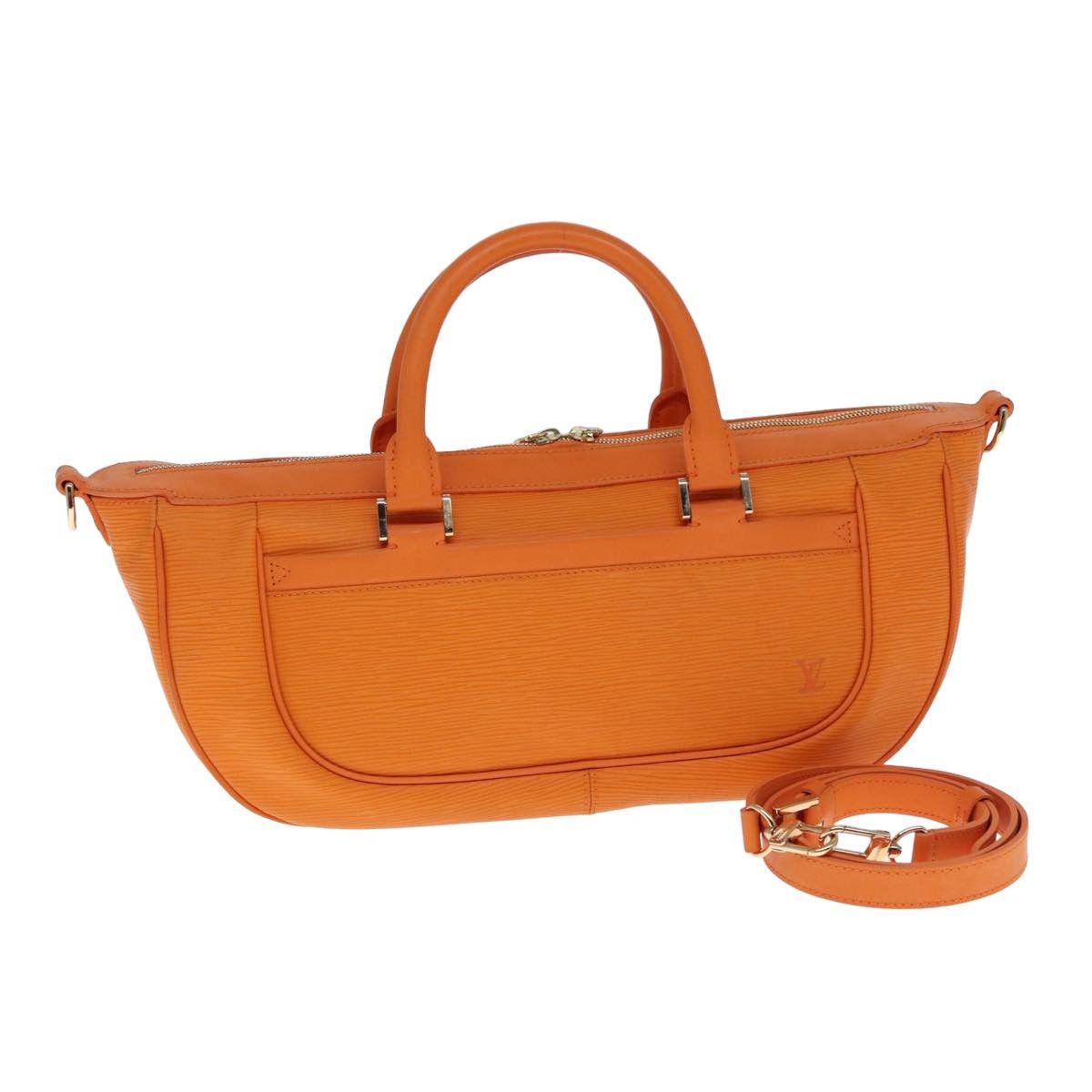 Louis Vuitton Danura Orange Leather Handbag (Pre-Owned) Size ONE SIZE - 1 Thumbnail