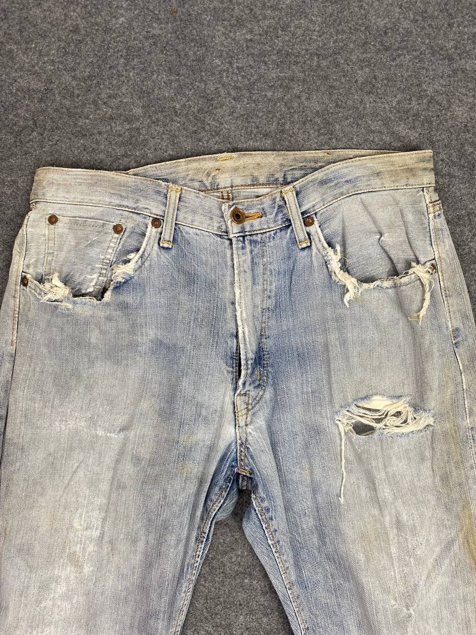 Edwin vintage edwin 505zx selvedge distressed denim nice design Size US 34 / EU 50 - 12 Thumbnail