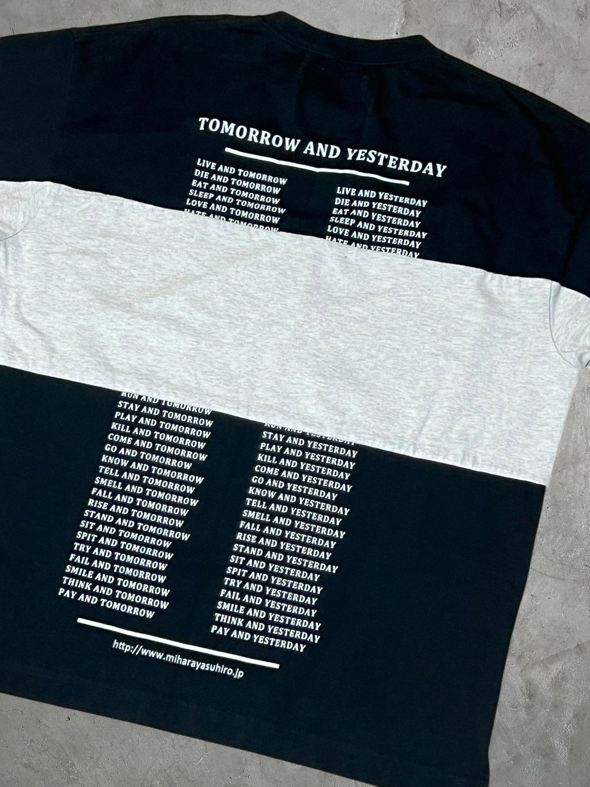 Maison MIHARA YASUHIRO Maison Miharayasuhiro Layered Logo Tee Size US M / EU 48-50 / 2 - 8 Thumbnail