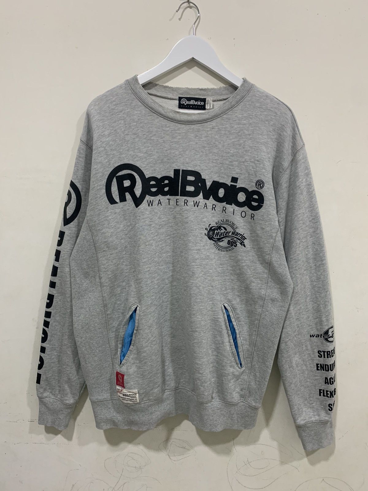 Japanese Brand Vintage RealBVoice Stylish & big Logo Distressed Size US L / EU 52-54 / 3 - 2 Thumbnail