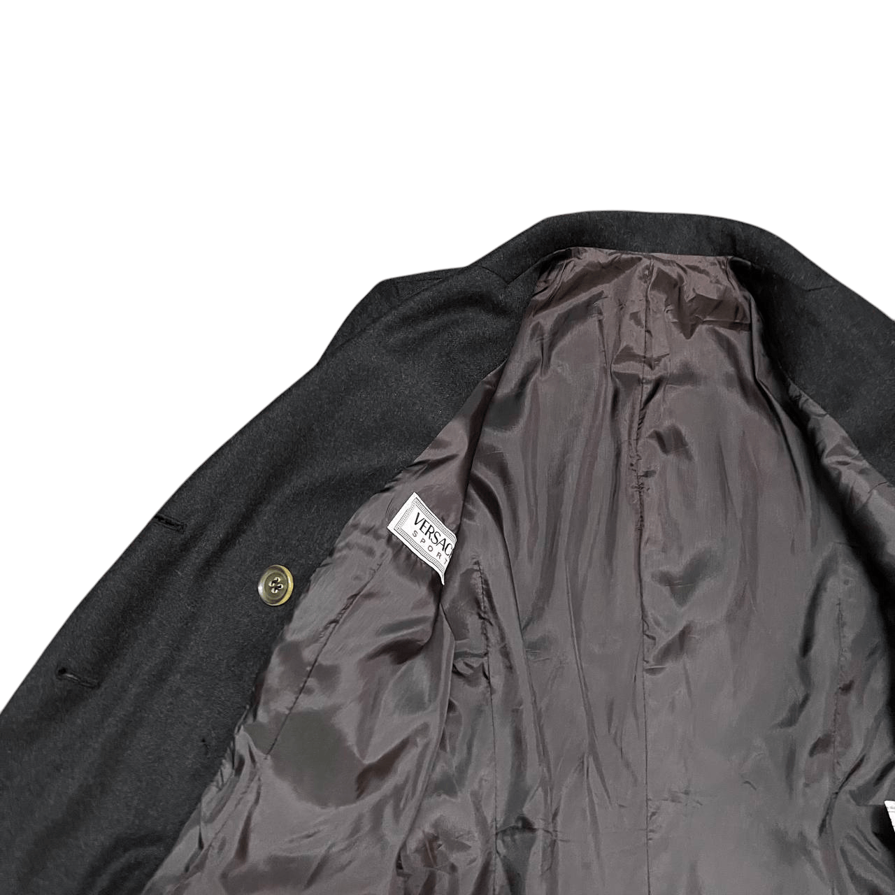 Versace Vintage Versace Sport Wool Coat Size S / US 4 / IT 40 - 7 Thumbnail