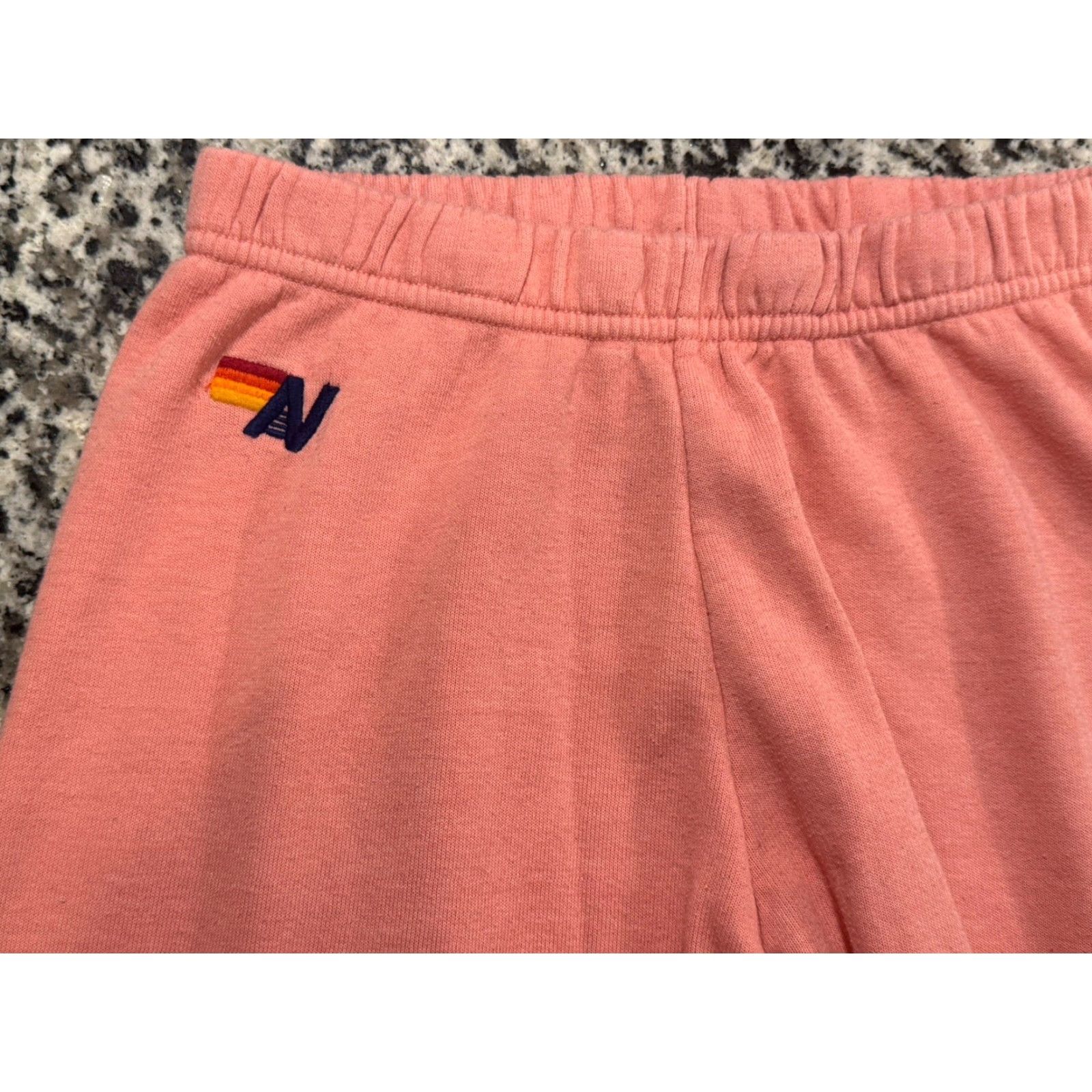 Aviator Nation VINTAGE Aviator Nation Pink Sweatpants Women XS Lightning Bolt Joggers Made in USA Size 26" / US 2 / IT 38 - 2 Thumbnail