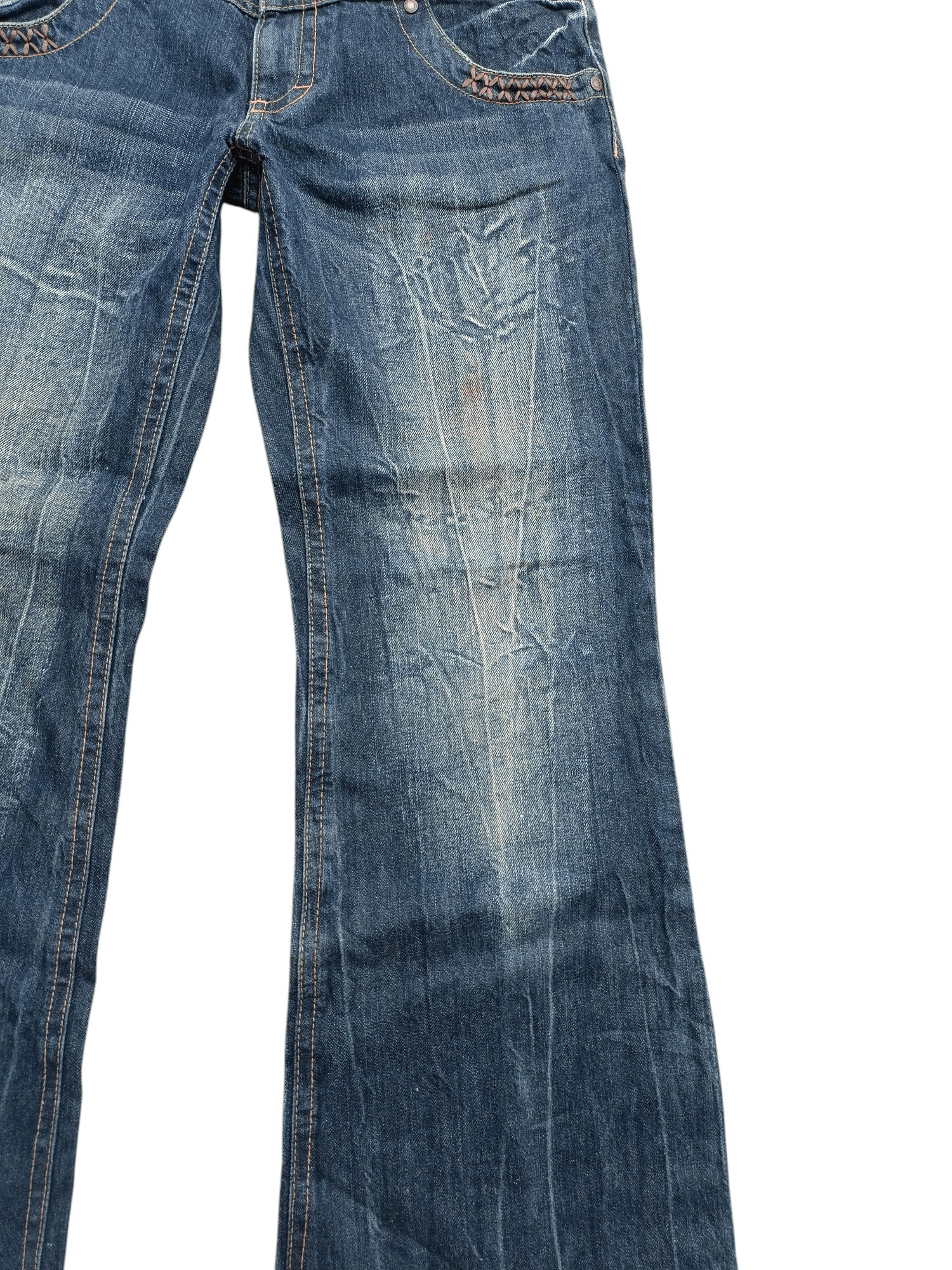 Hysteric Glamour × Japanese Brand × Tornado Mart Flare Japanese Brand Native Embroidery Low Rise Boot Cut Size US 32 / EU 48 - 12 Thumbnail