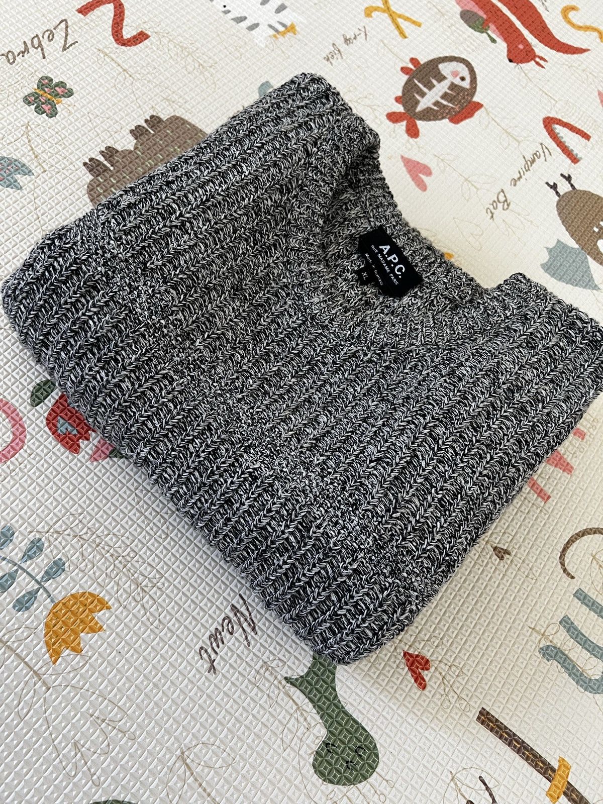 A.P.C. APC Steve Sweater (Grey) Size US XL / EU 56 / 4 - 6 Thumbnail