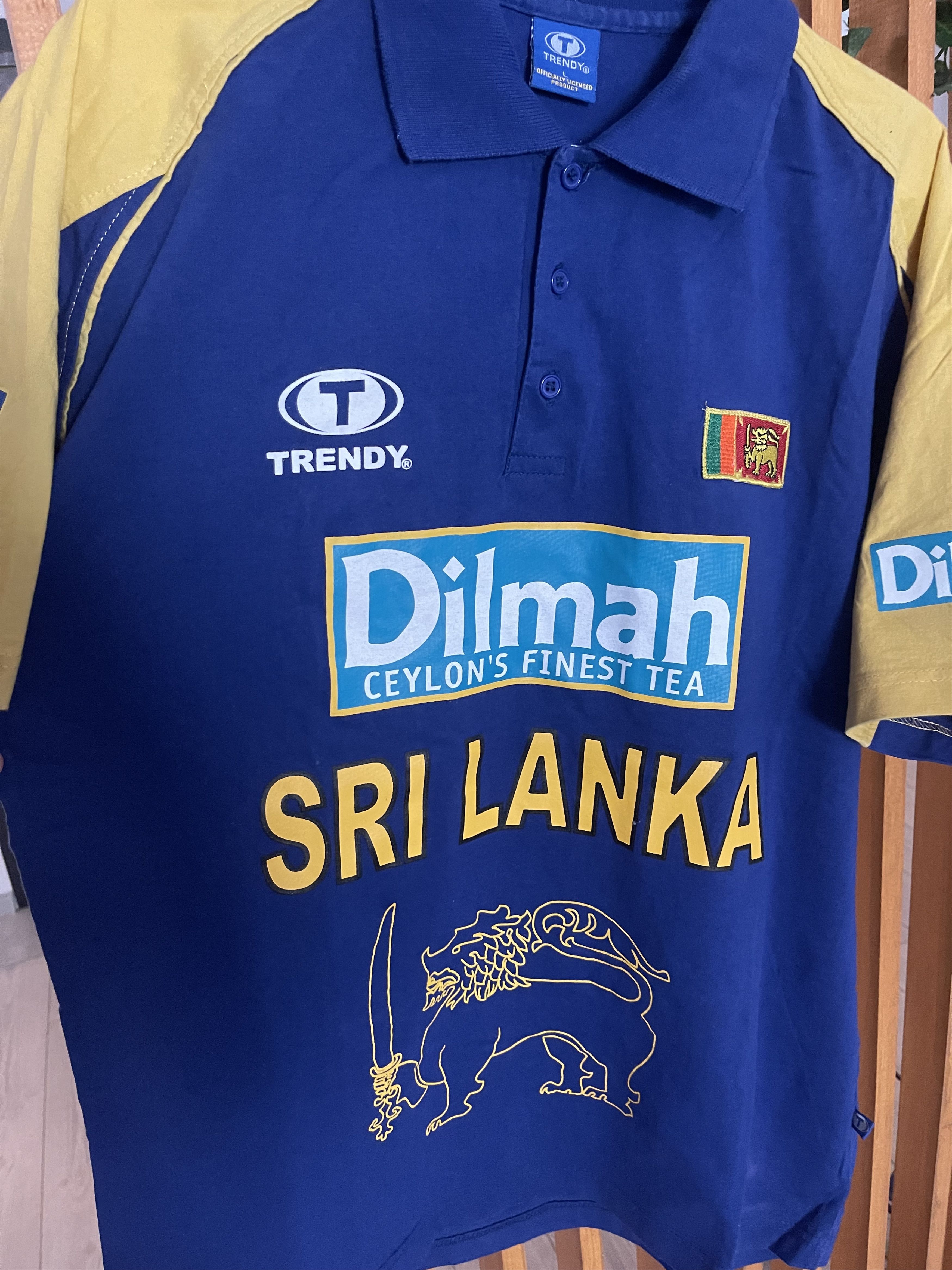 Other 1996 Sri Lanka Cricket World Cup Jersey Dilmah Size US L / EU 52-54 / 3 - 9 Thumbnail