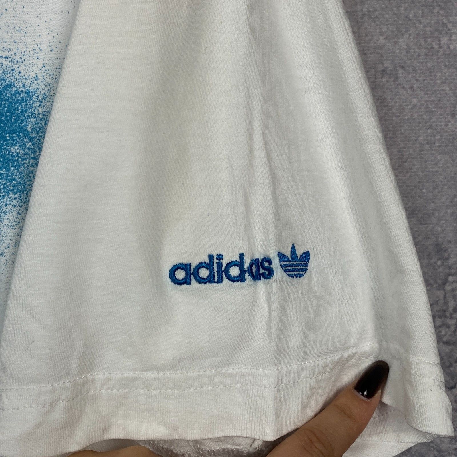 Adidas Adidas Vintage Polo Shirt Men's Size L White Short Sleeve ` Size US L / EU 52-54 / 3 - 5 Thumbnail