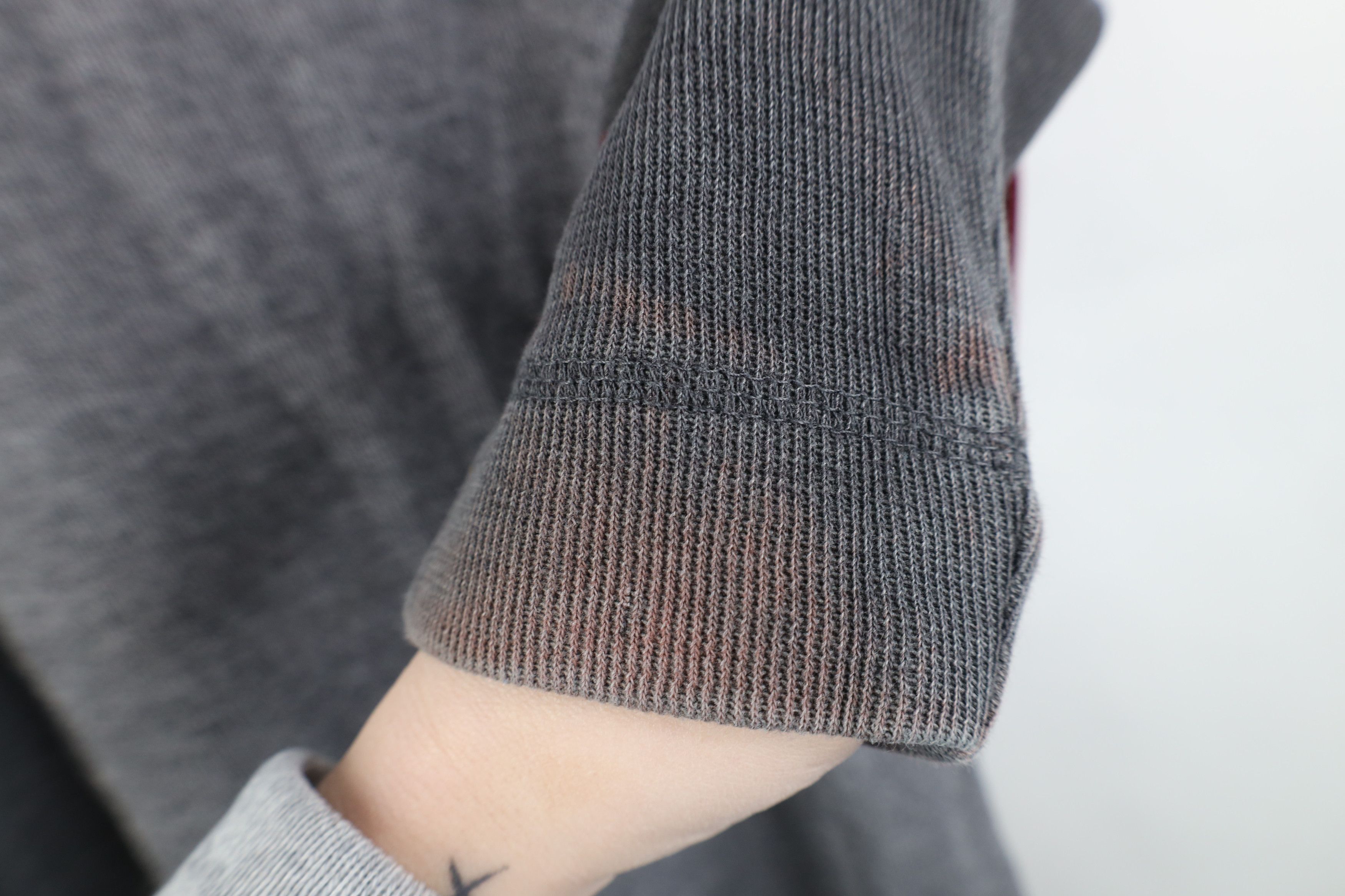 Vintage Vintage 90s Y2K Streetwear Ribbed Thermal Knit T-Shirt Size US L / EU 52-54 / 3 - 6 Thumbnail