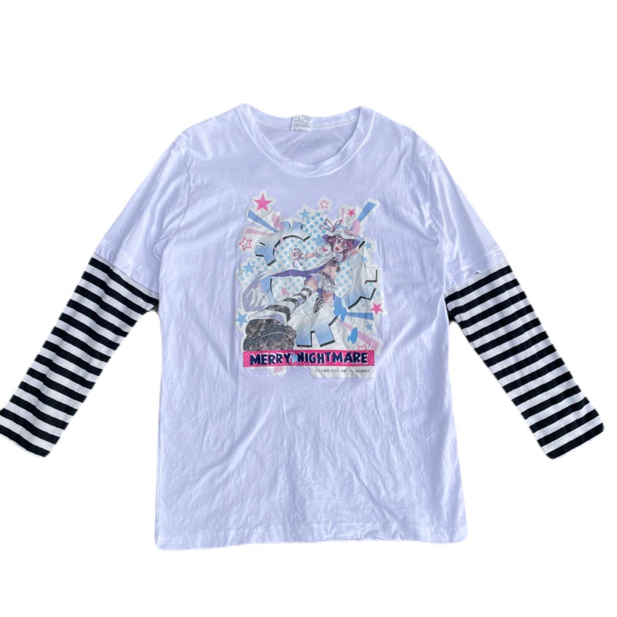 Japanese Brand 2000s Yumekui Merry Layered L/S Tee Japanese Anime Akiba Size US S / EU 44-46 / 1 - 4 Thumbnail