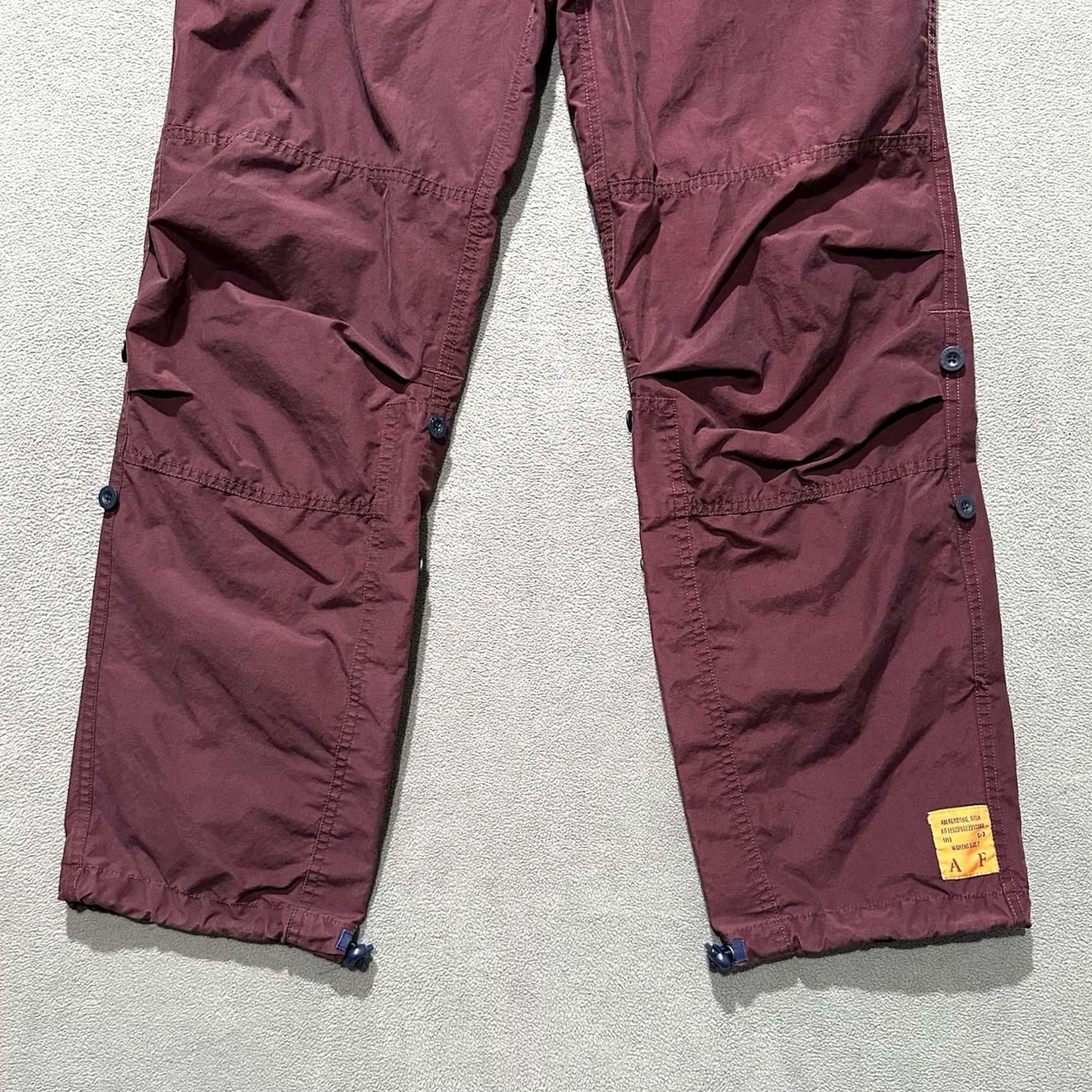 Abercrombie & Fitch VINTAGE Abercrombie & Fitch Pants Womens XS Paratrooper Military Cotton Baggy Y2K Size 26" / US 2 / IT 38 - 5 Thumbnail