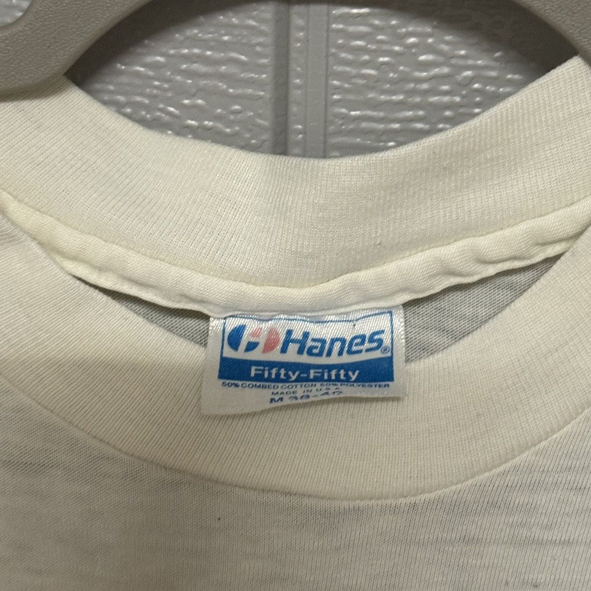 Hanes × Vintage vintage 70s 80s Thin Bremuda College Single Stitch Tee M Size US M / EU 48-50 / 2 - 5 Thumbnail