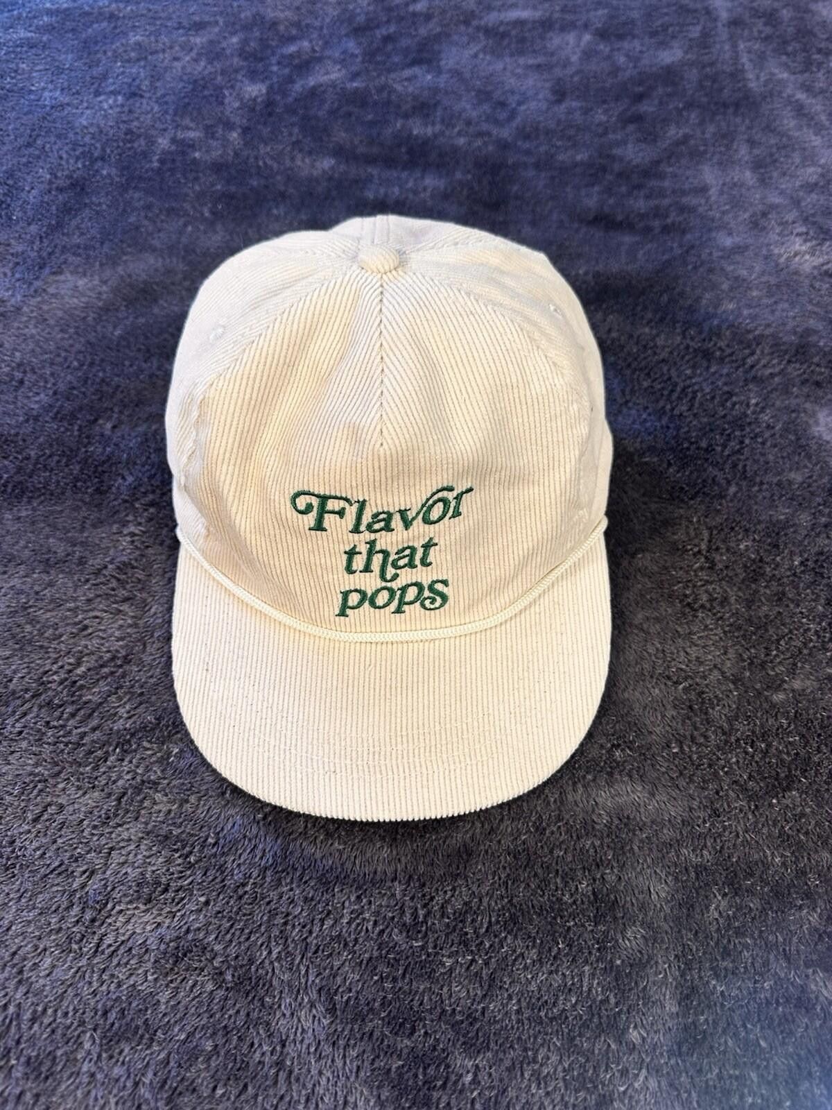Other Simply Pops Beige Hat ‘Flavor That Pops' Embroidery Men Size ONE SIZE - 1 Thumbnail