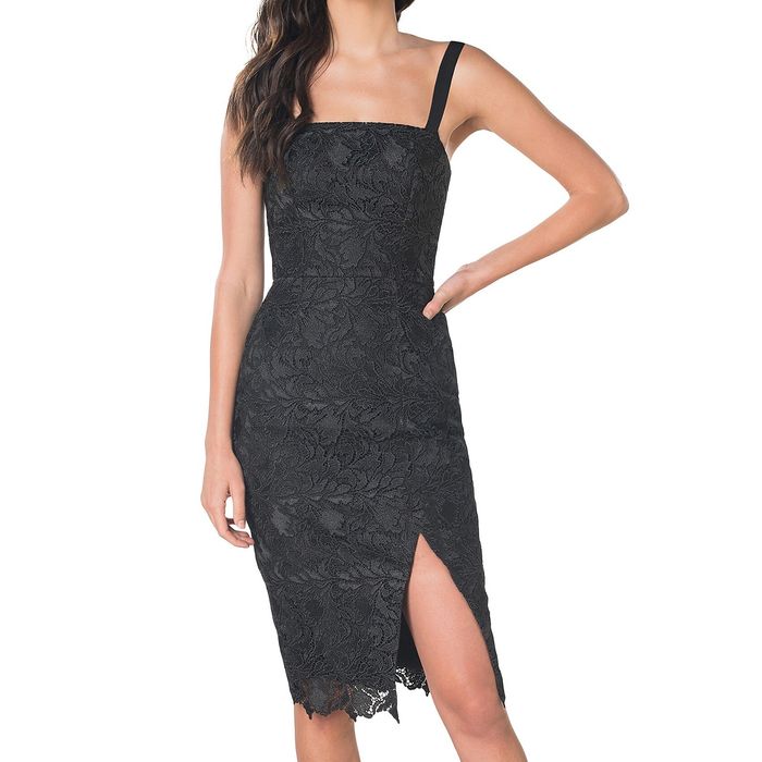 Nordstrom Nordstrom Black Sleeveless Lace Dress size M NEW No Tags