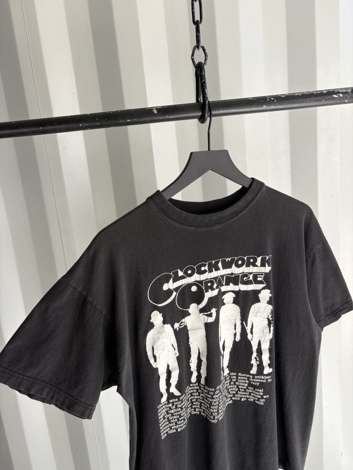 Vintage Vintage Clockwork Orange Shirt Faded Distressed Grunge Band Size US L / EU 52-54 / 3 - 4 Thumbnail