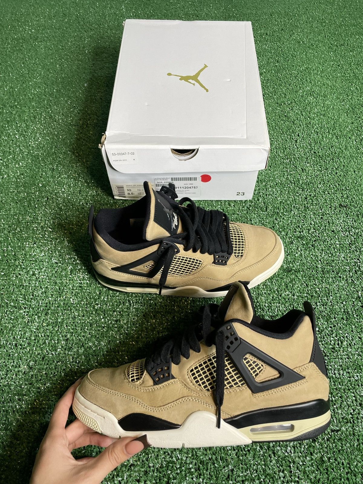 Jordan Brand Air Jordan 4 “Fossil” Size US 10 / IT 40 - 1 Thumbnail