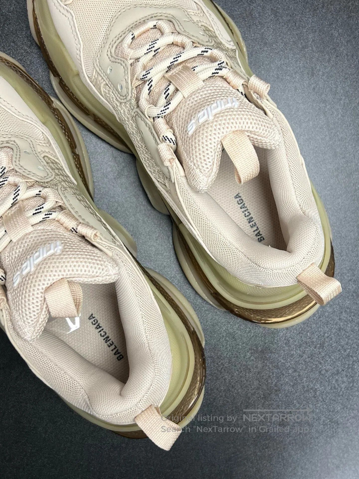 Balenciaga Balenciaga Triple S Sneakers in Beige. Size US 6 / EU 39 - 4 Thumbnail