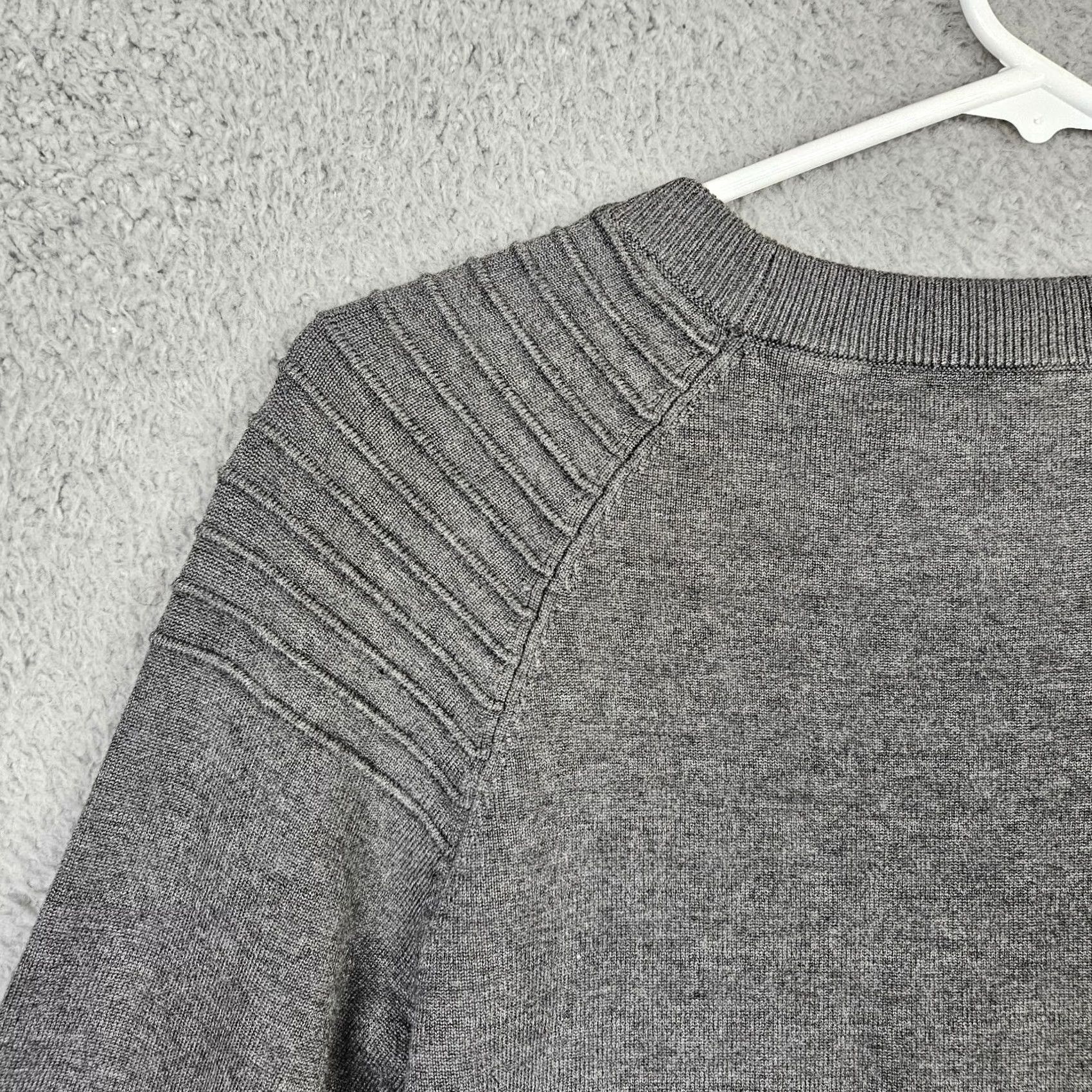 Jonathan Simkhai JONATHAN SIMKHAI Women's Gray Sweater Long Sleeve Crew Neck Knit Pullover Size M Modern Casual Indoor Wear Womens Size M / US 6-8 / IT 42-44 - 7 Thumbnail