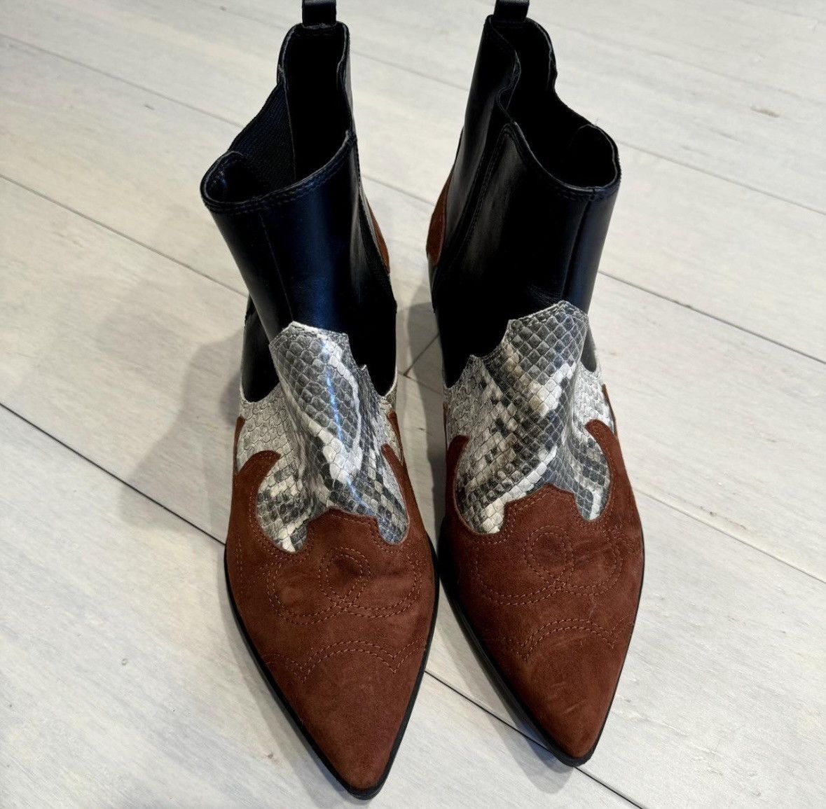 Nine West mini cowboy boots Size US 7.5 / IT 37.5 - 1 Thumbnail