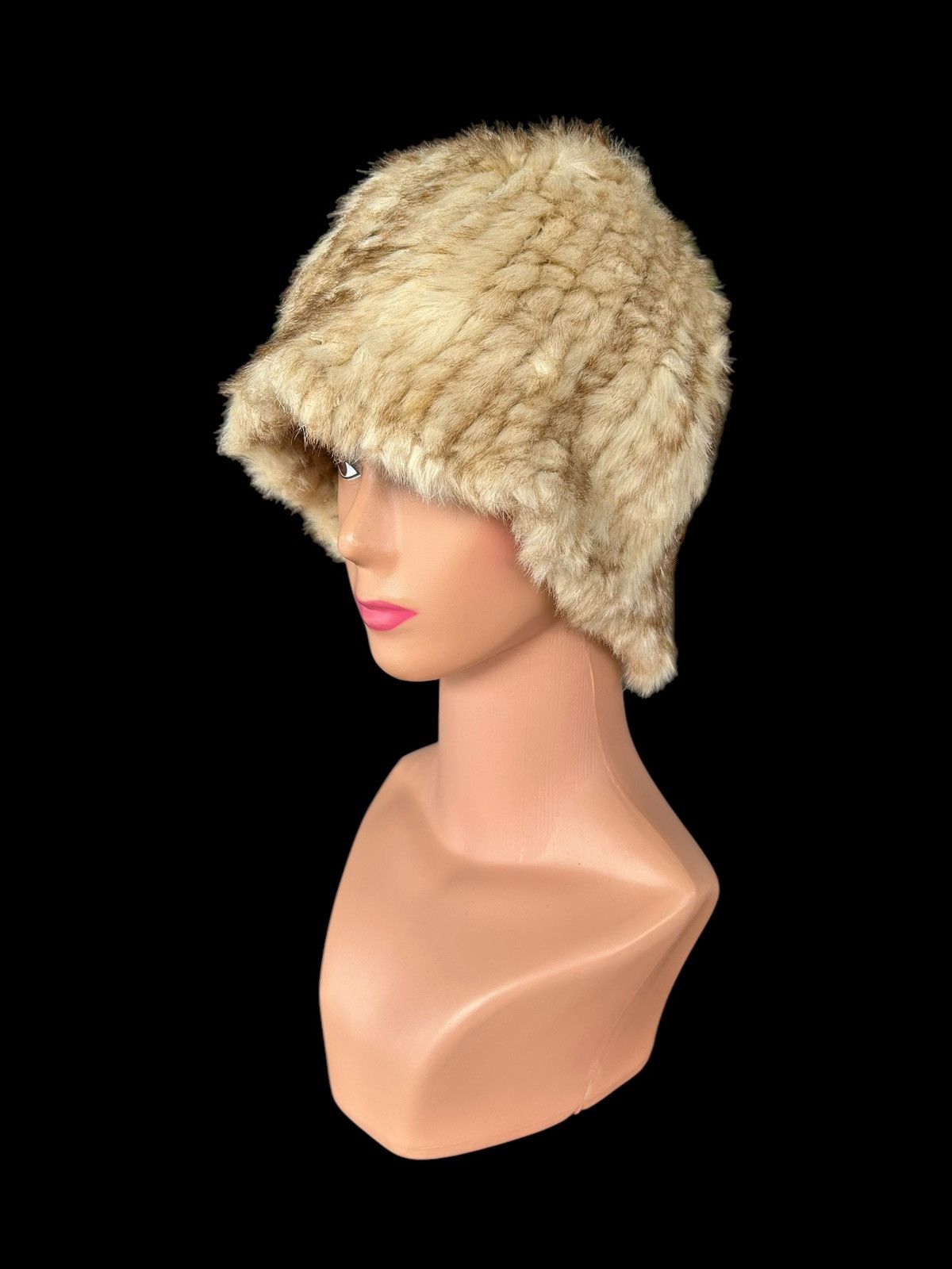 Japanese Brand × Kapital × Vintage Beams Boy Japanese Punk Bondage Style Fur Beanie Hats Size ONE SIZE - 3 Thumbnail