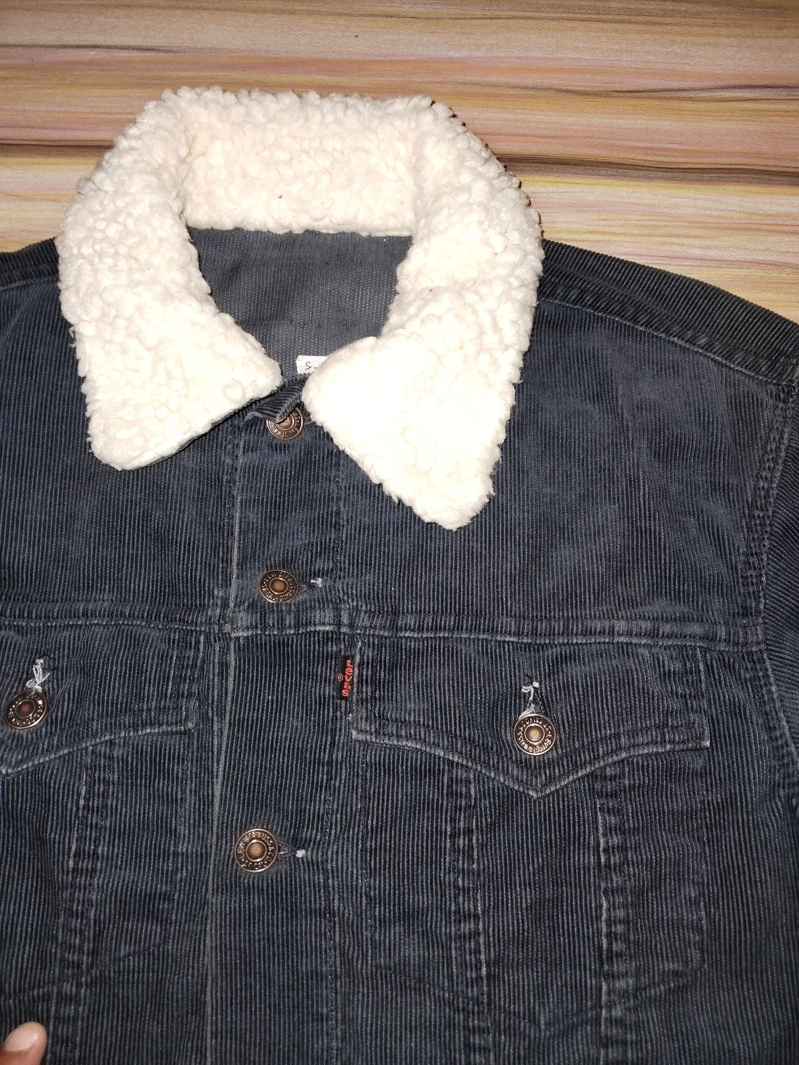 Levi's Vintage Clothing Vintage Levis Corduroy Sherpa Jacket Size US M / EU 48-50 / 2 - 2 Thumbnail