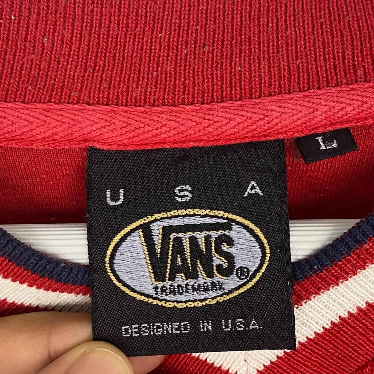 Other Vintage Vans Small Embroidered Sweatshirt Crewneck Size L Size US L / EU 52-54 / 3 - 6 Thumbnail