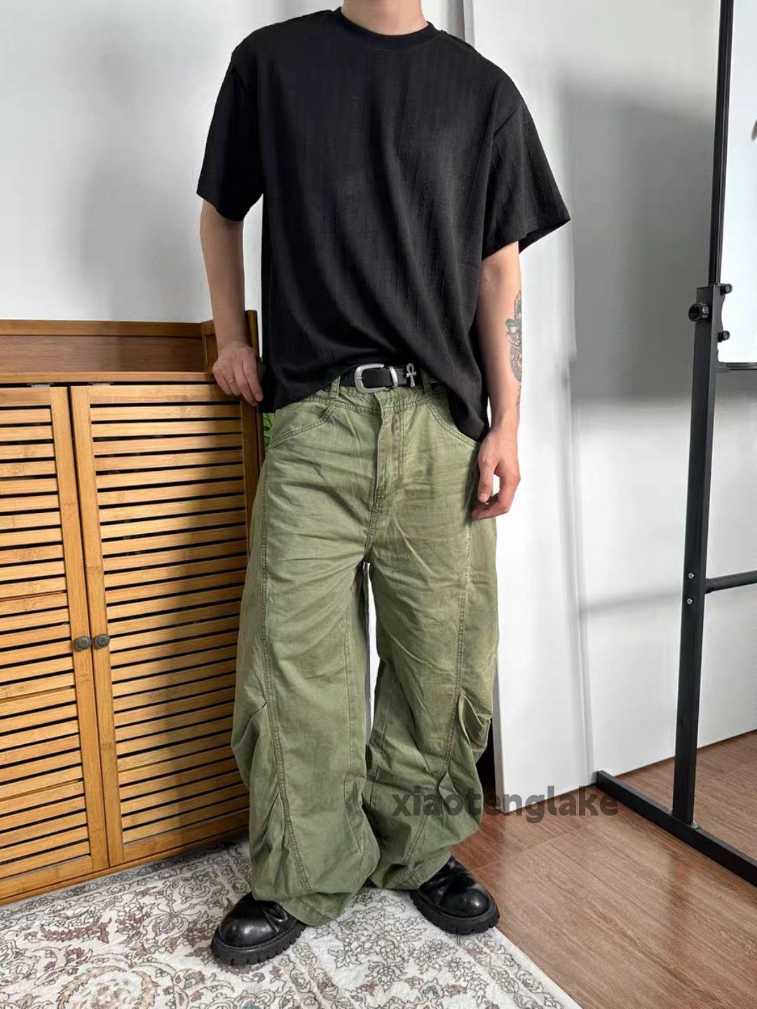 Vintage xz utility military outdoor tactical cargo hiphop pants Size US 31 - 5 Thumbnail