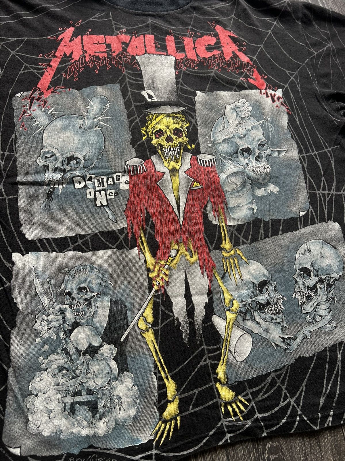 Band Tees 1992 Metallica Ringmaster Pushead Brockum shirt Size US XL / EU 56 / 4 - 2 Thumbnail