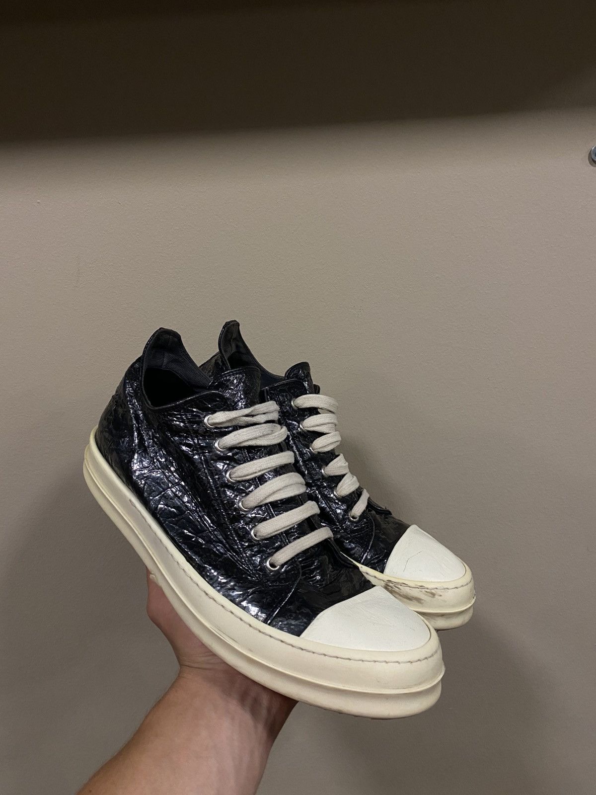 Rick Owens Drkshdw Rick Owens Dark Foil Sneakers Size US 11 / EU 44 - 1 Thumbnail
