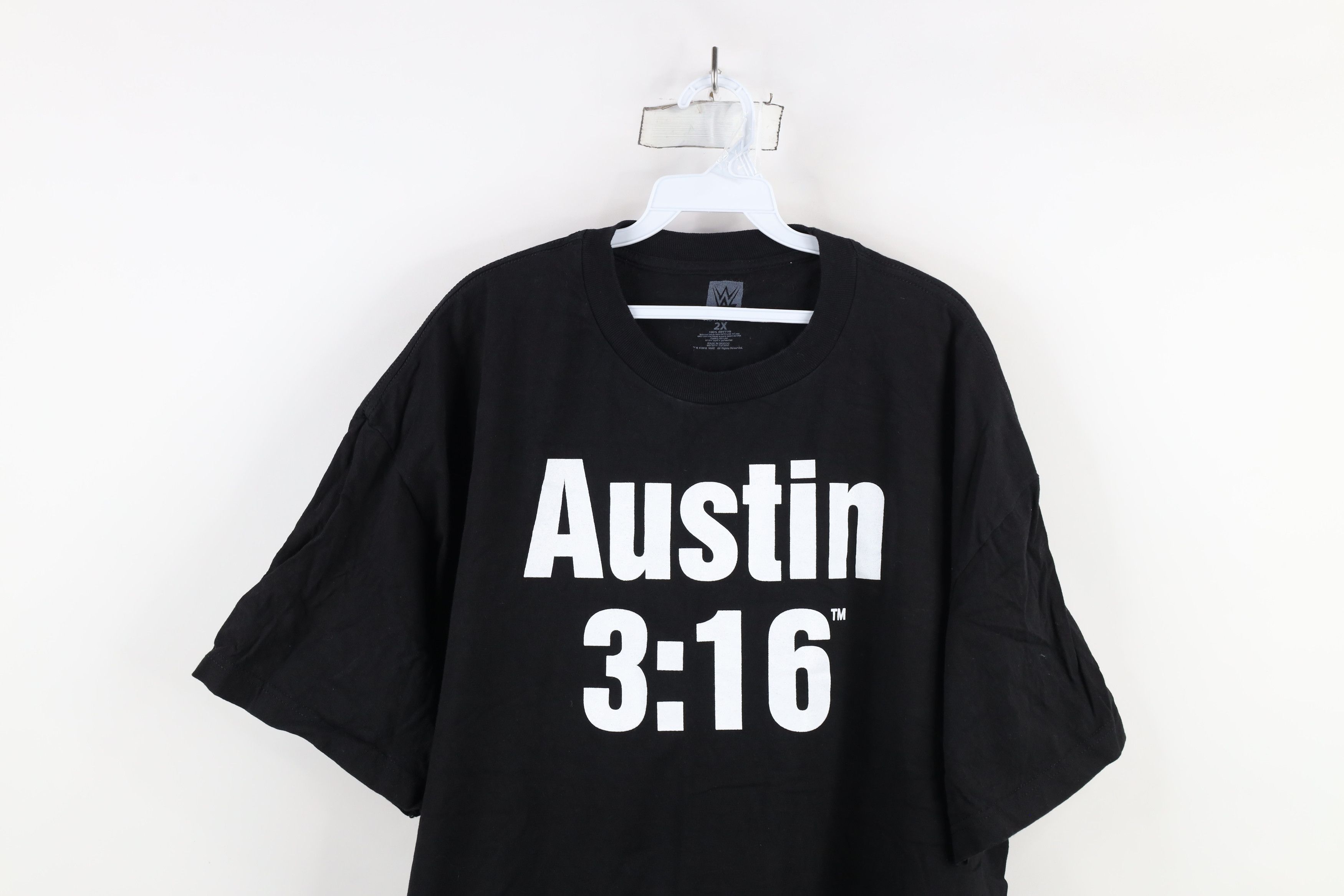 Vintage Retro WWE Wrestling Cold Steve Austin 3:16 Skull T-Shit Size US XXL / EU 58 / 5 - 2 Thumbnail