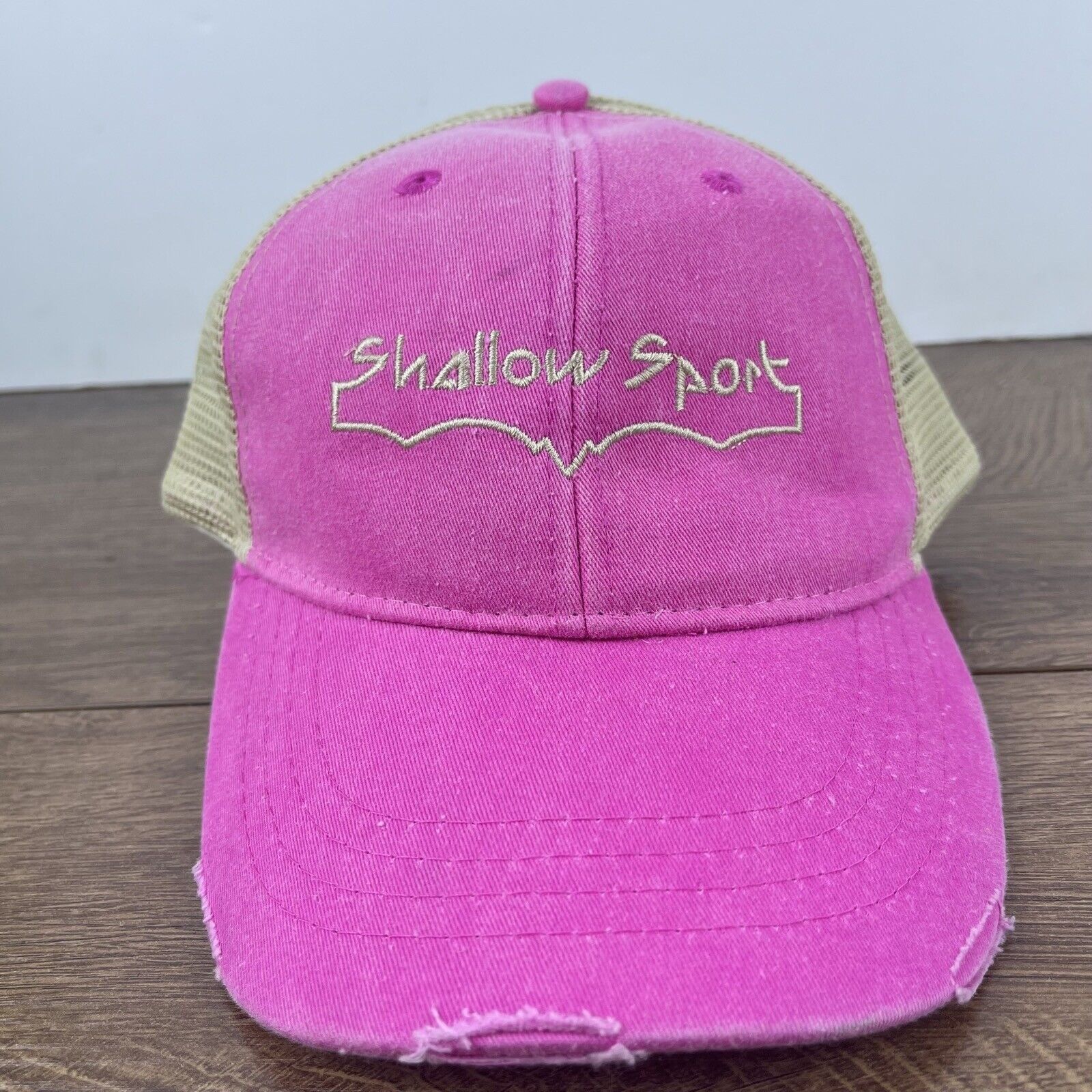 Other Shallow Sport Hat Shallow Snapback Hat Pink Hat Adjustable P Size ONE SIZE - 2 Thumbnail