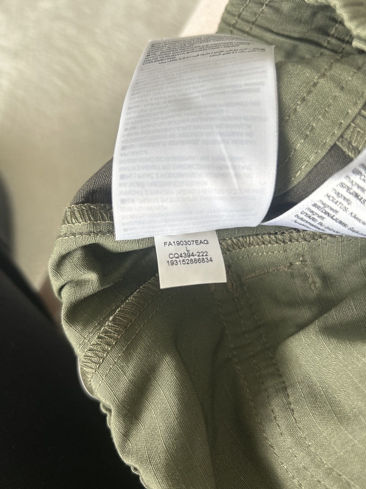Travis Scott Travis Scott Jordan Cargo Pants Oliv Size US 34 / EU 50 - 4 Thumbnail