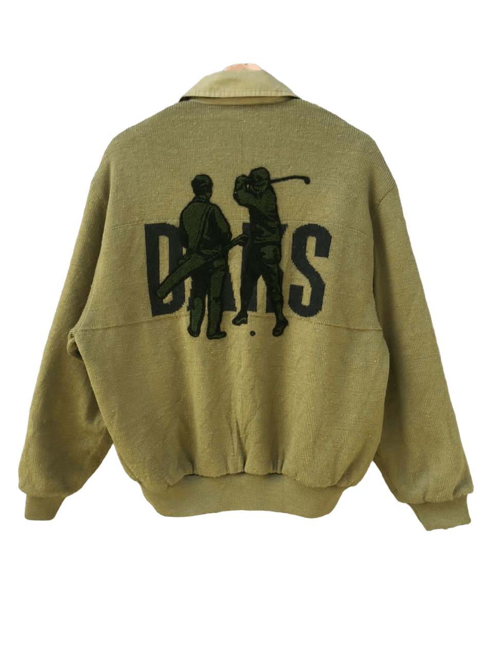 DAKS Vintage Dark London Golf Wool Cotton Rivesable Jacket Size US L / EU 52-54 / 3 - 1 Thumbnail