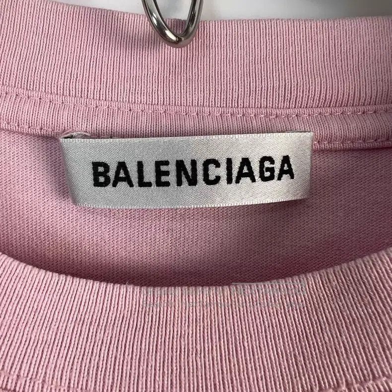 Balenciaga Balenciaga CREW Lettering Print Pink Round Neck T-Shirt Size US S / EU 44-46 / 1 - 4 Thumbnail