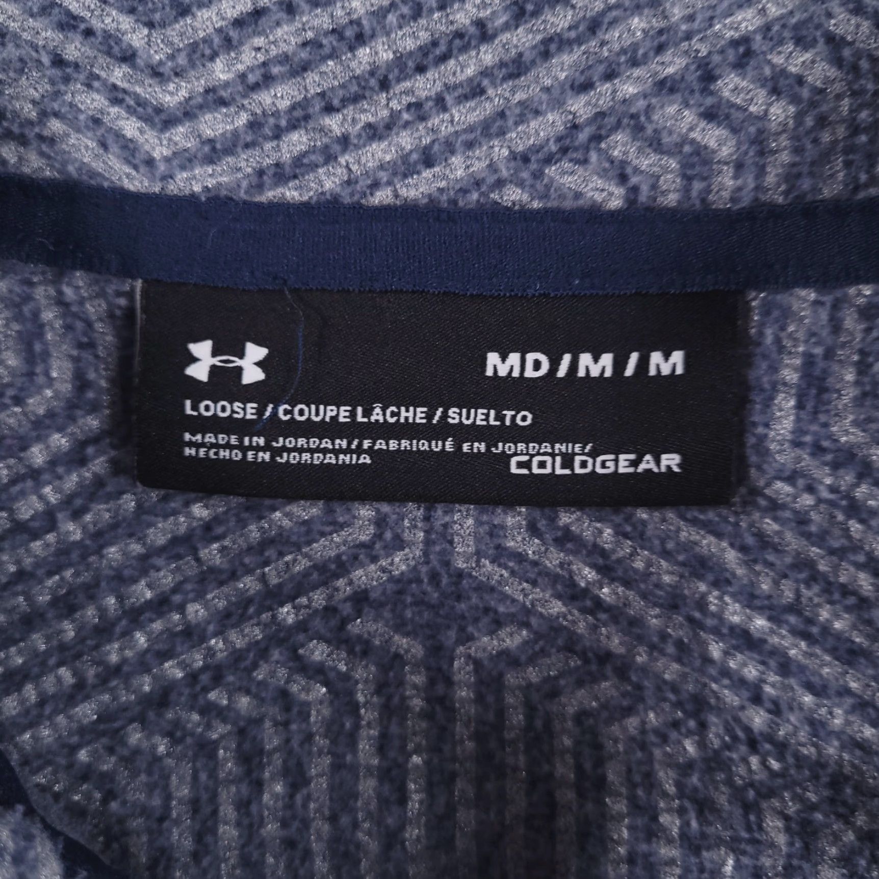 Under Armour Under Armour Sweater Men M Blue Quarter Zip ColdGear Infrared Golf Run Size US M / EU 48-50 / 2 - 3 Thumbnail