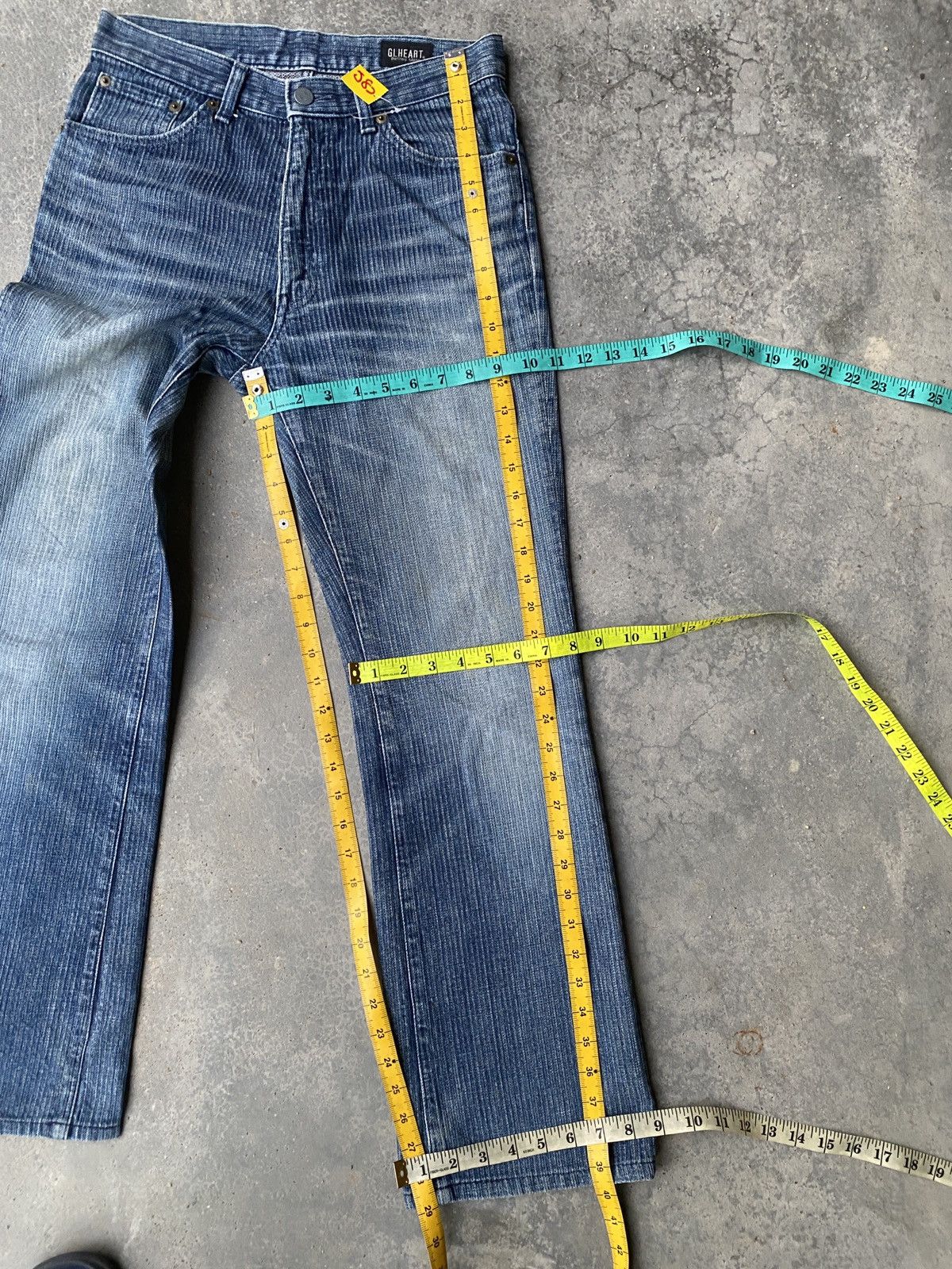 Japanese Brand GL heart hikory denim Size US 30 / EU 46 - 5 Thumbnail