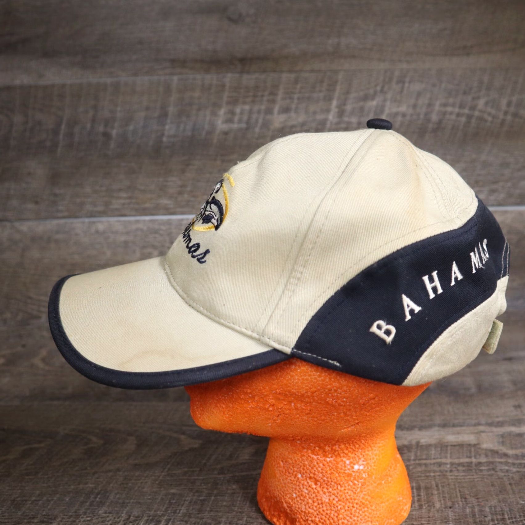 Vintage Hometown Hat Bahamas 3D Embroidered Baseball Cap Tan Adult Adjustable Strapback Hat Mens Cap Size ONE SIZE - 5 Thumbnail