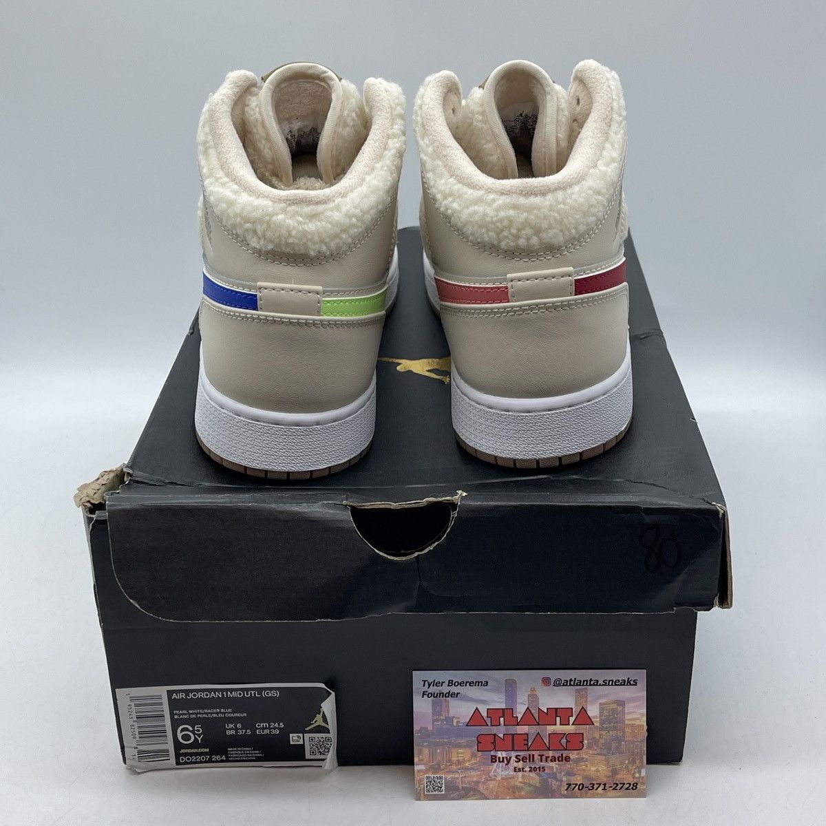 Jordan Brand Air Jordan 1 mid fleece Size US 6.5 / IT 36.5 - 3 Thumbnail