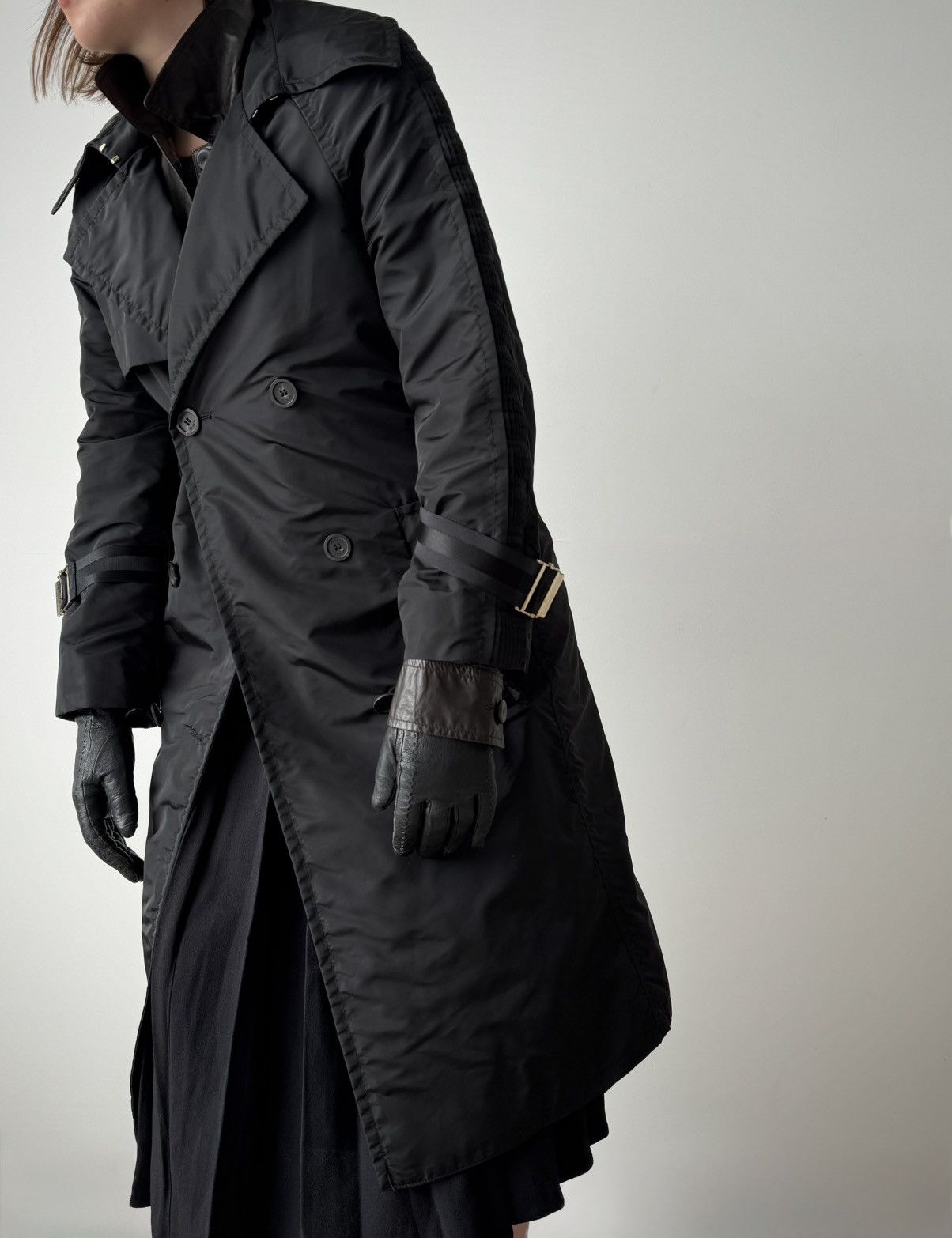 Gucci Vintage 2004 Gucci by Tom Ford Nylon Trench Coat Size S / US 4 / IT 40 - 1 Thumbnail