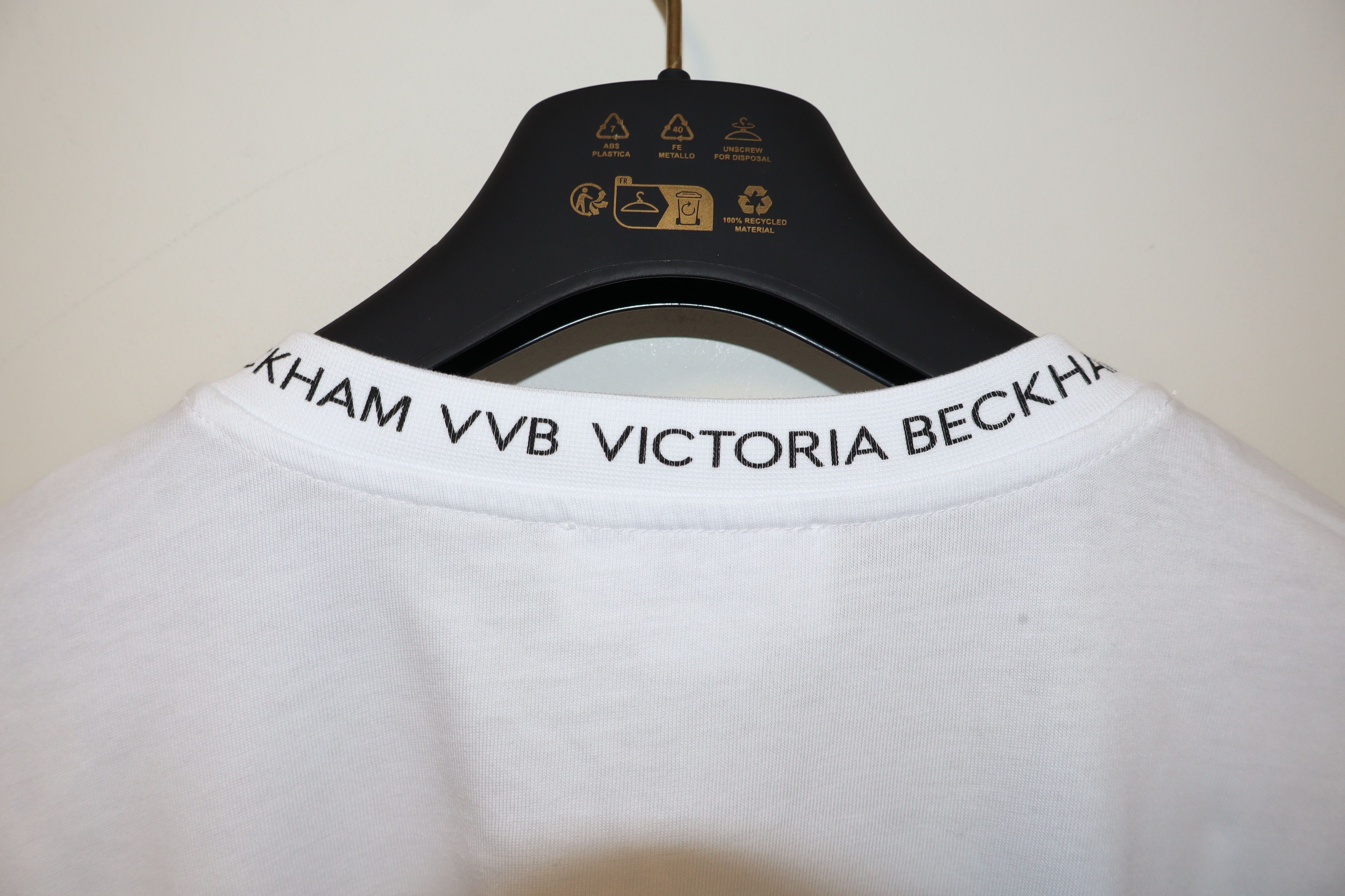Victoria Beckham Logo collar print t-shirt Size M / US 6-8 / IT 42-44 - 7 Thumbnail