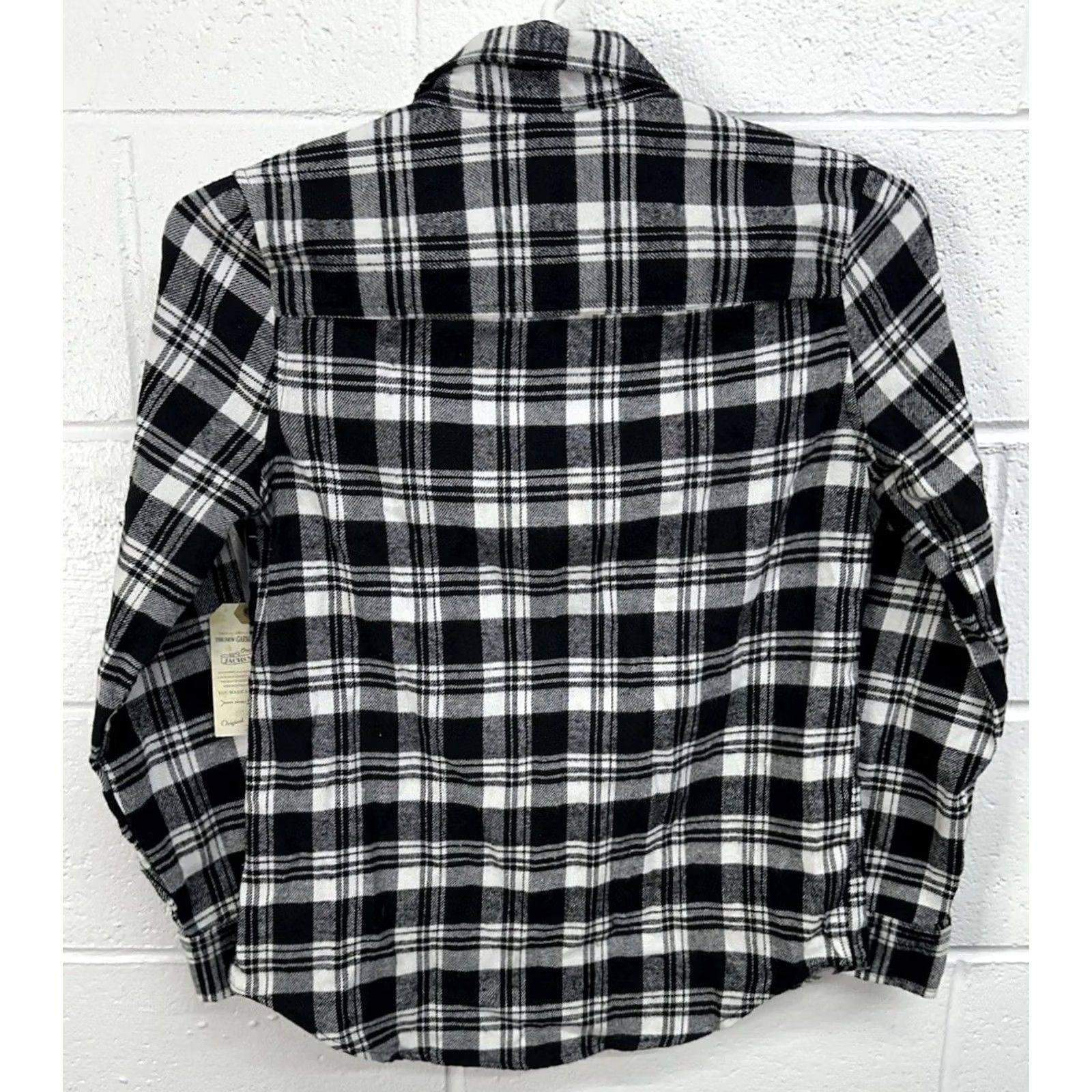 Vintage JACHS Shirt Men’s Size S Black Plaid Button Front Long Sleeve Collared Cotton Flannel Button-Up Regular Size US S / EU 44-46 / 1 - 5 Thumbnail