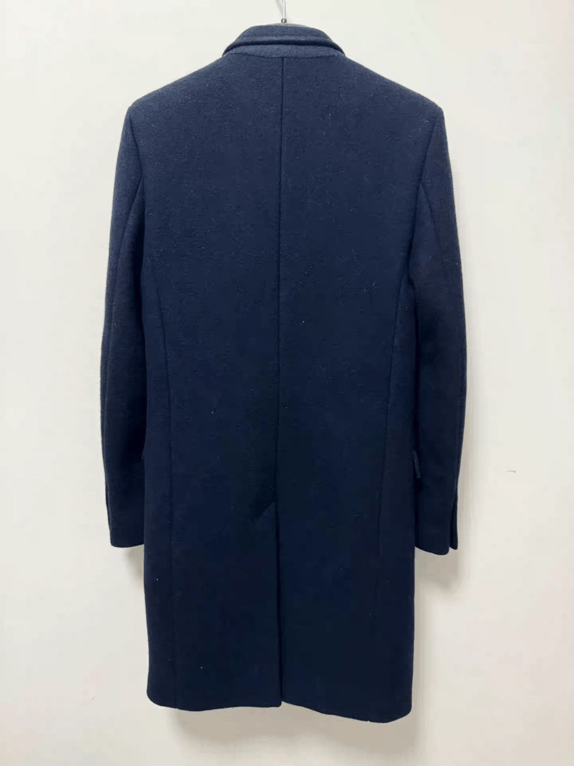 Saint Laurent Paris Sz 48 Saint Laurent Paris 13AW Runway Navy Coat-2508 Size US M / EU 48-50 / 2 - 2 Thumbnail