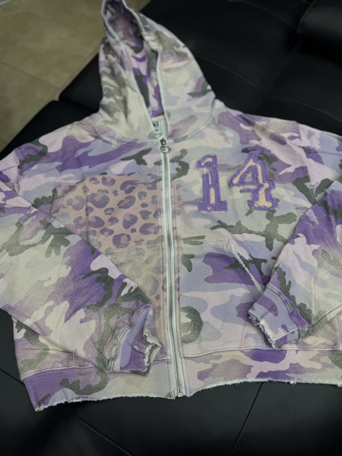 Vale Valley Hoodie Purple Camo Zip Up Size Medium (NEW) Size US M / EU 48-50 / 2 - 2 Thumbnail