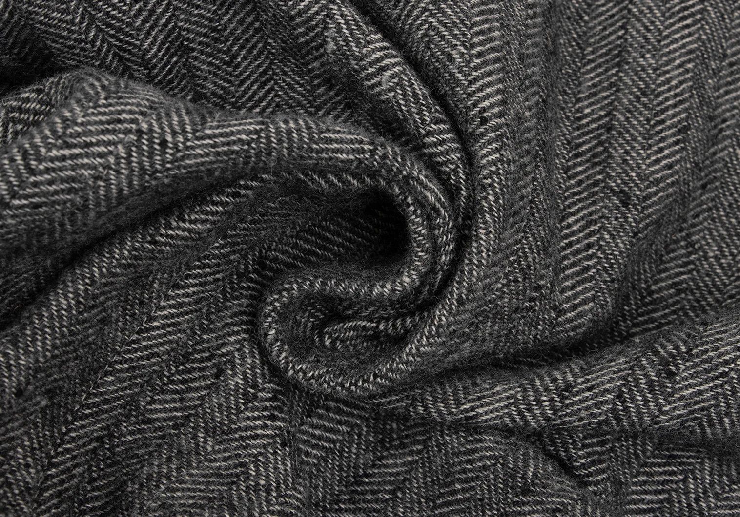 Yohji Yamamoto Yohji Yamamoto Wool Linen Herringbone Jacket Size US L / EU 52-54 / 3 - 15 Thumbnail