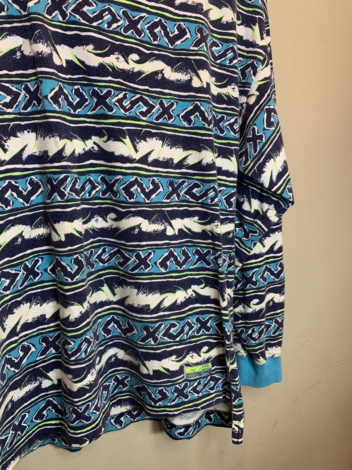 Vintage *RARE* Vintage 80’s Surfing Art Surf Pacific Coast LS Shirt Size US M / EU 48-50 / 2 - 3 Thumbnail