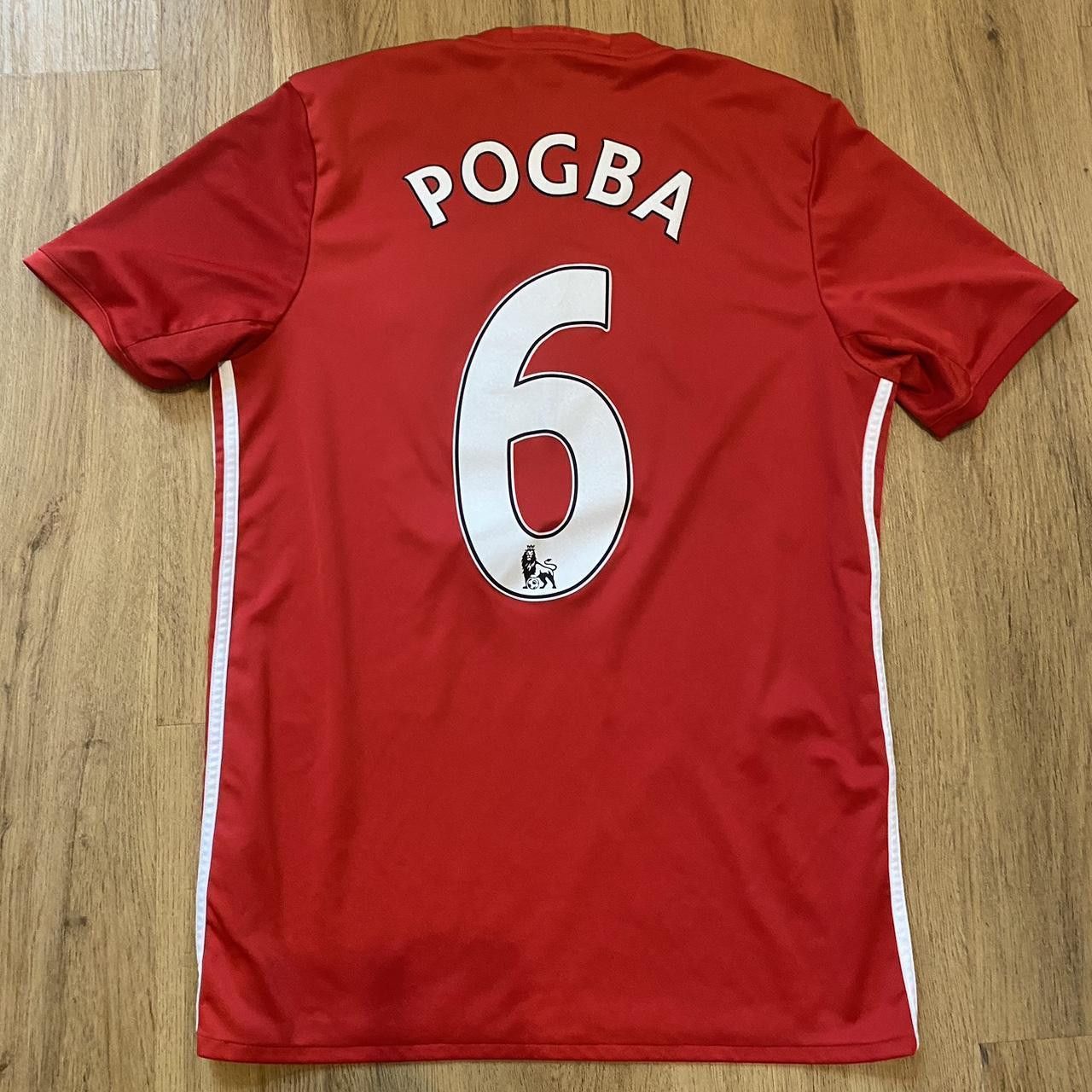 Adidas 2016-17 *6 Pogba Manchester United Home Adidas Football Size US M / EU 48-50 / 2 - 1 Thumbnail