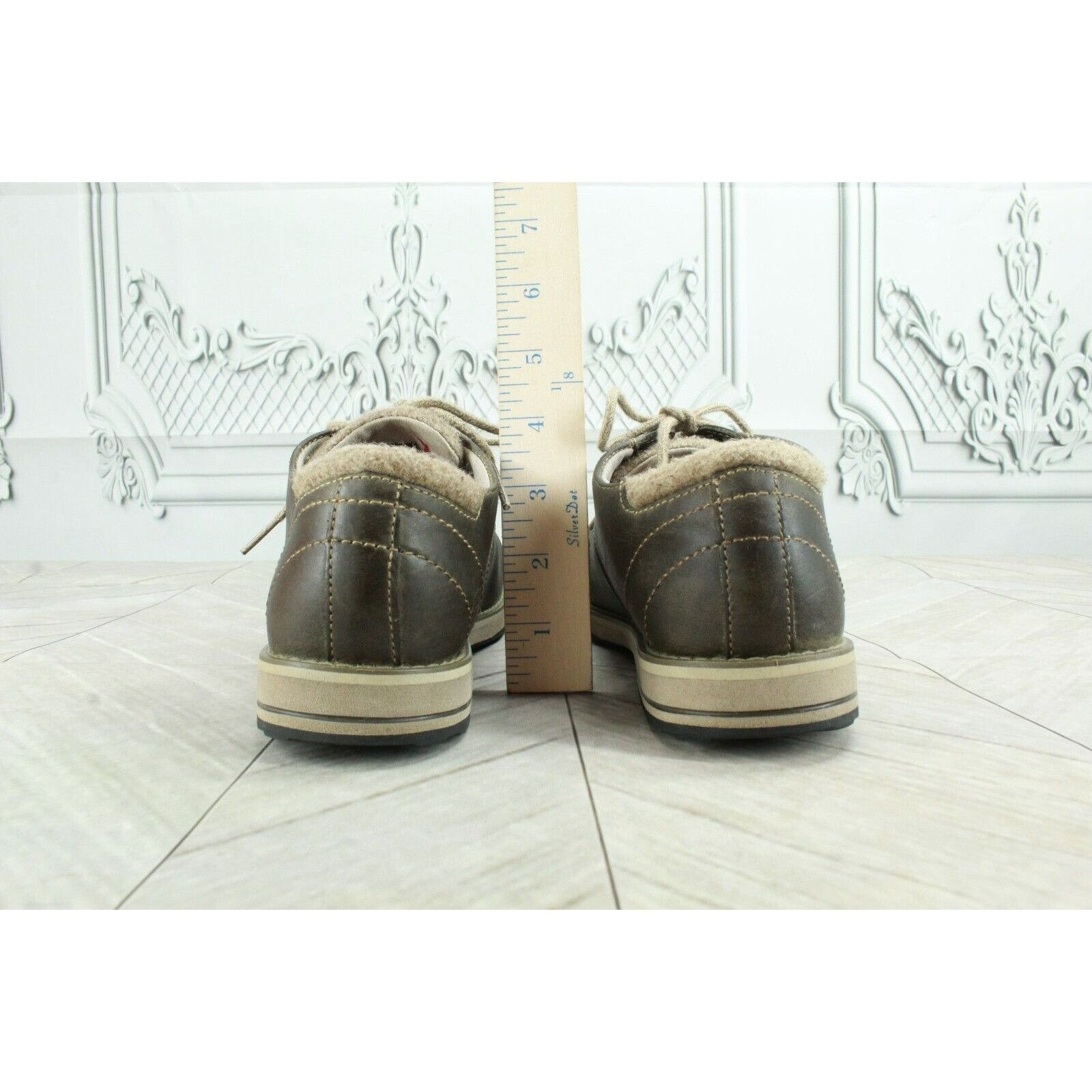 L.L. Bean × Leather LL BEAN Women's Leather Casual Oxfords Shoes Size US 8 / IT 38 - 6 Thumbnail