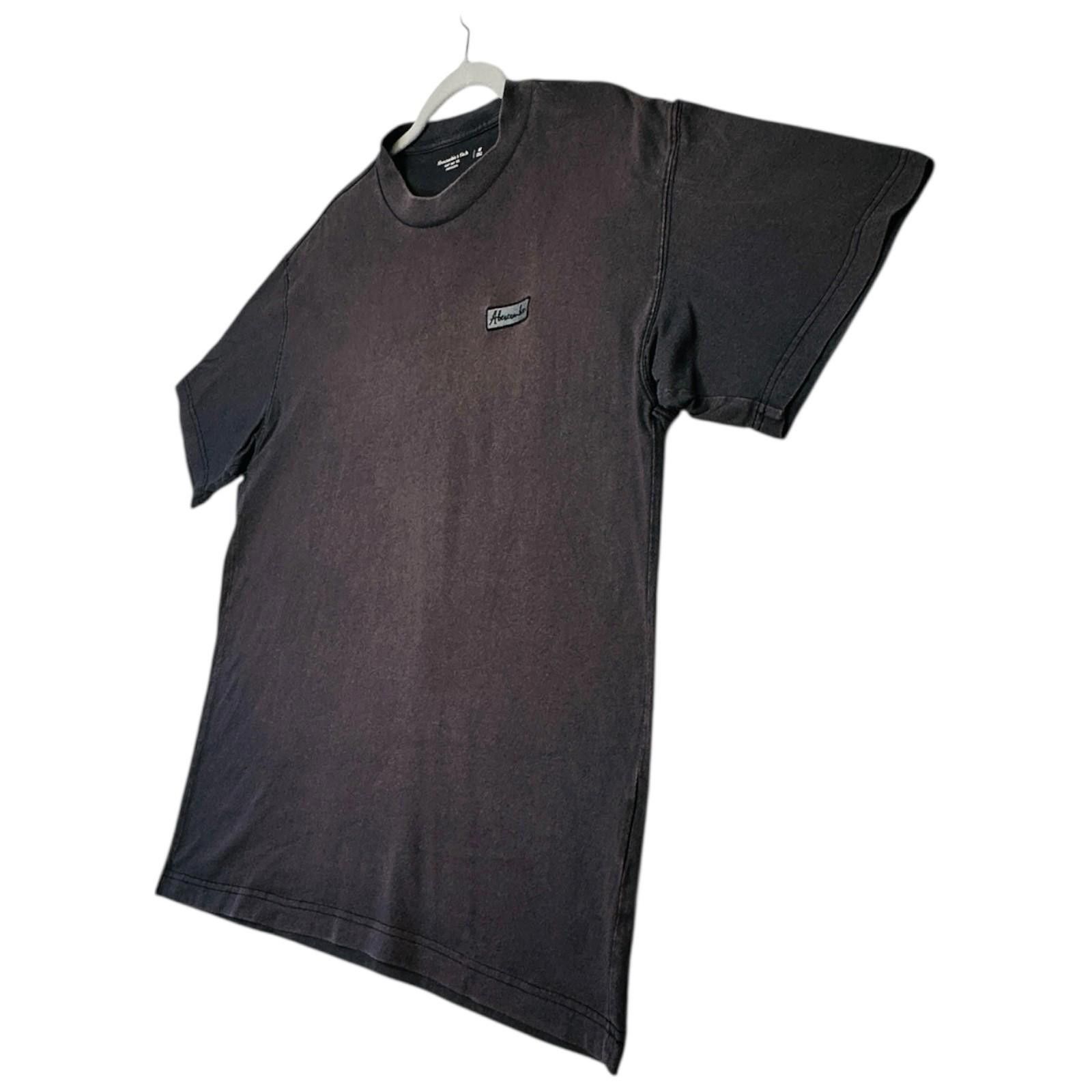 Abercrombie & Fitch Abercombie & Fitch T-Shirt Men's UK Size M Grey Short Sleeve Size US M / EU 48-50 / 2 - 2 Thumbnail