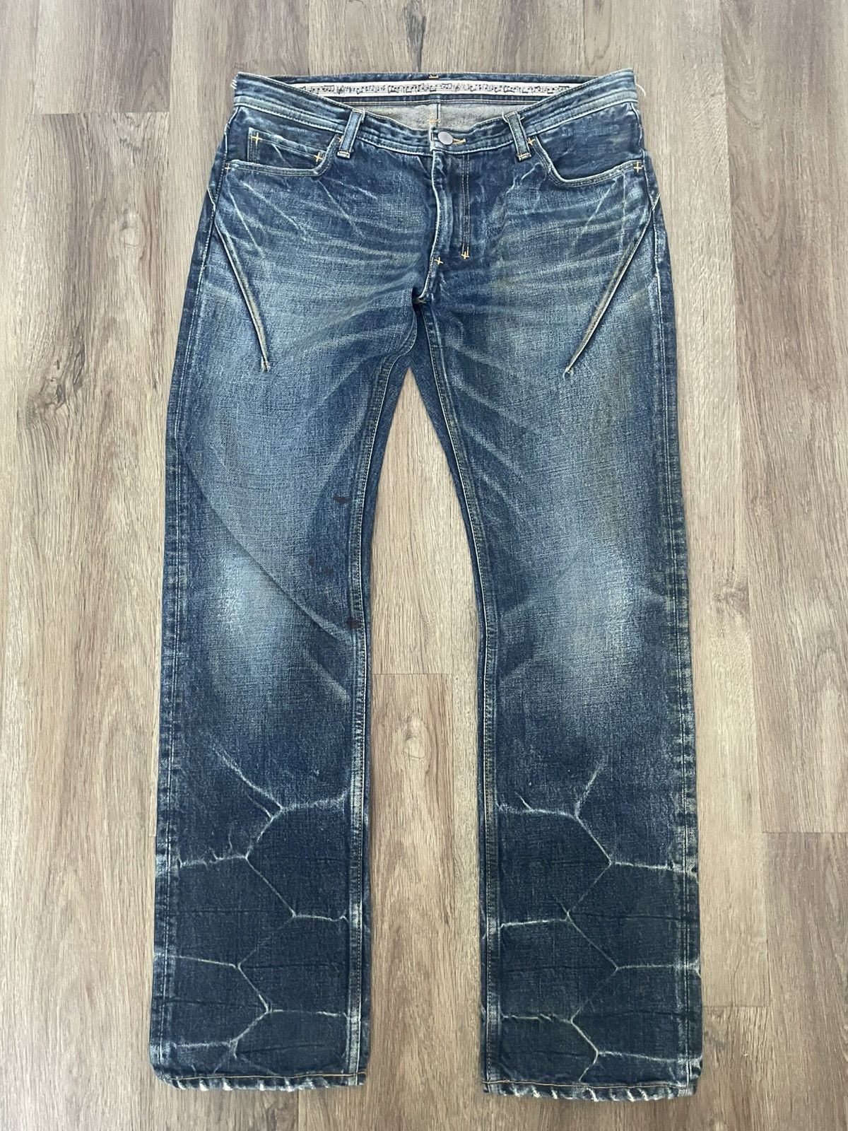 Number (N)ine Number Nine SS 2008 “Birds” Honeycomb denim | Grailed